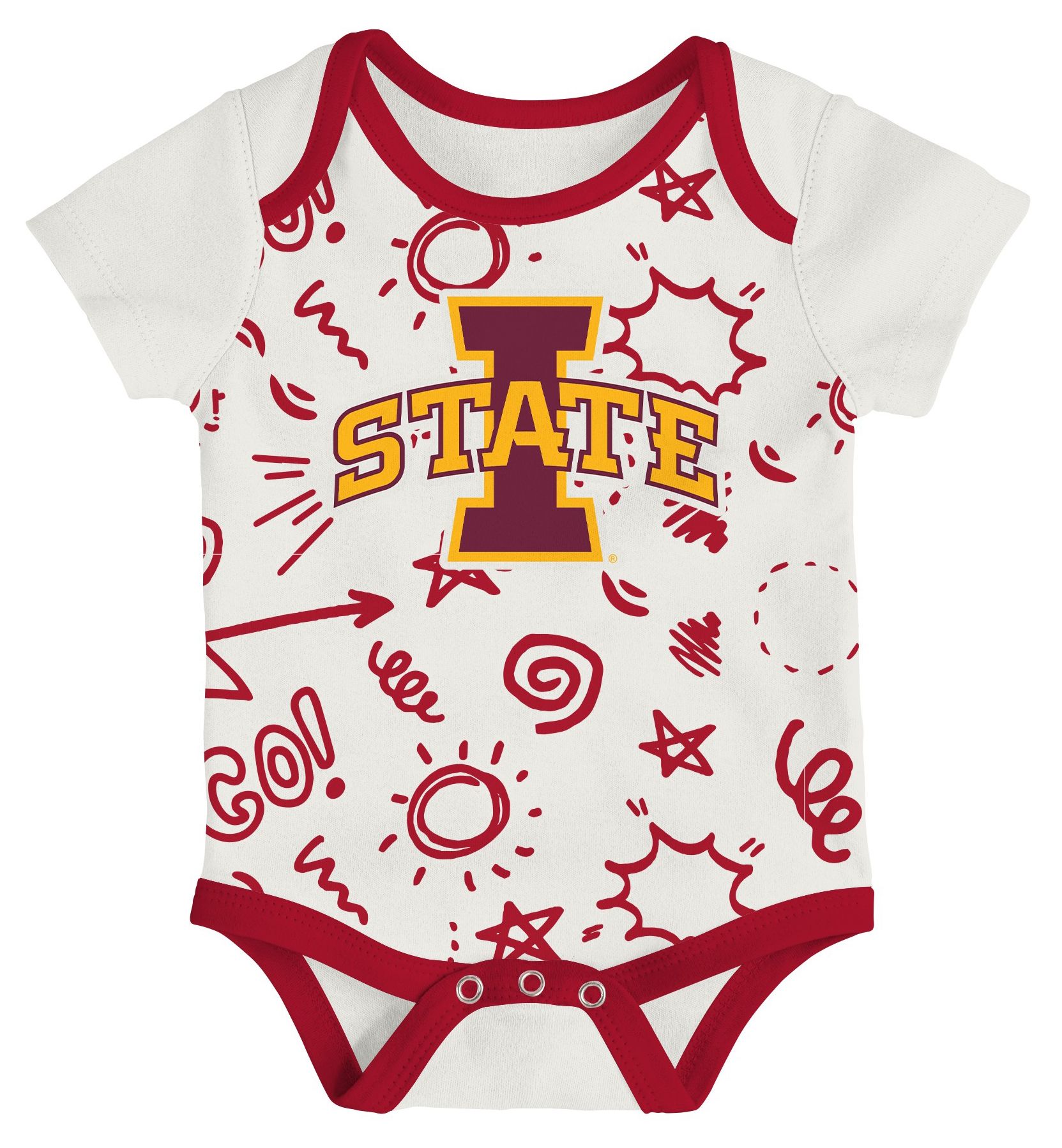 Gen2 Infant Iowa State Cyclones All Day Play Creeper Set product image