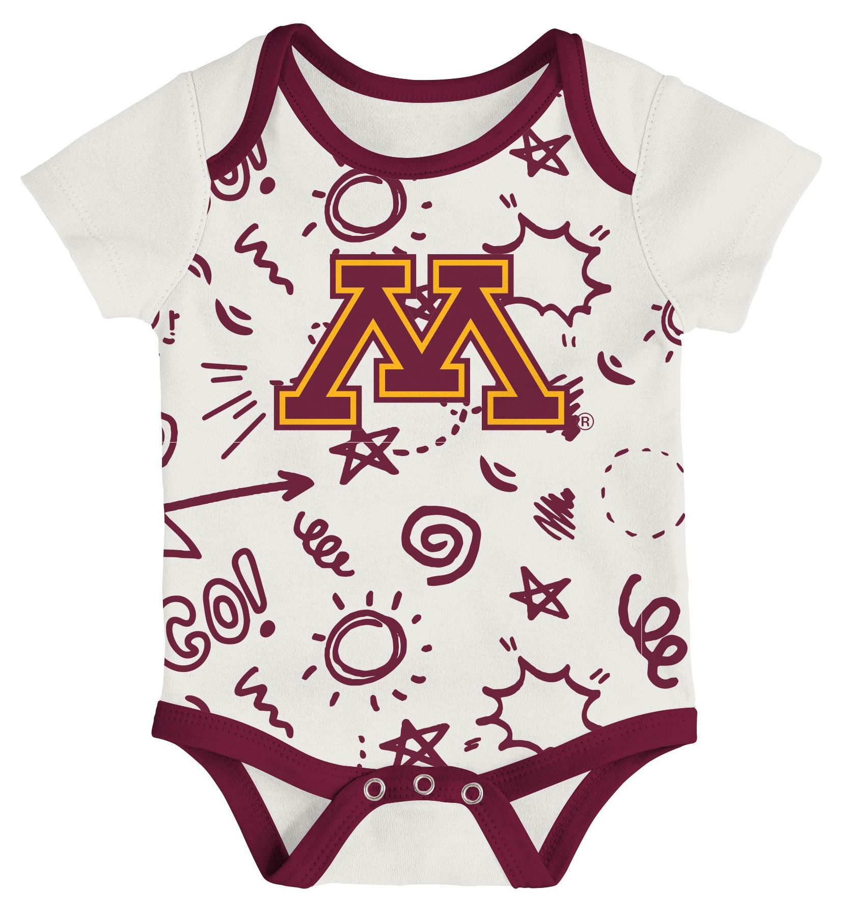 Gen2 Infant Minnesota Golden Gophers All Day Play Creeper Set product image