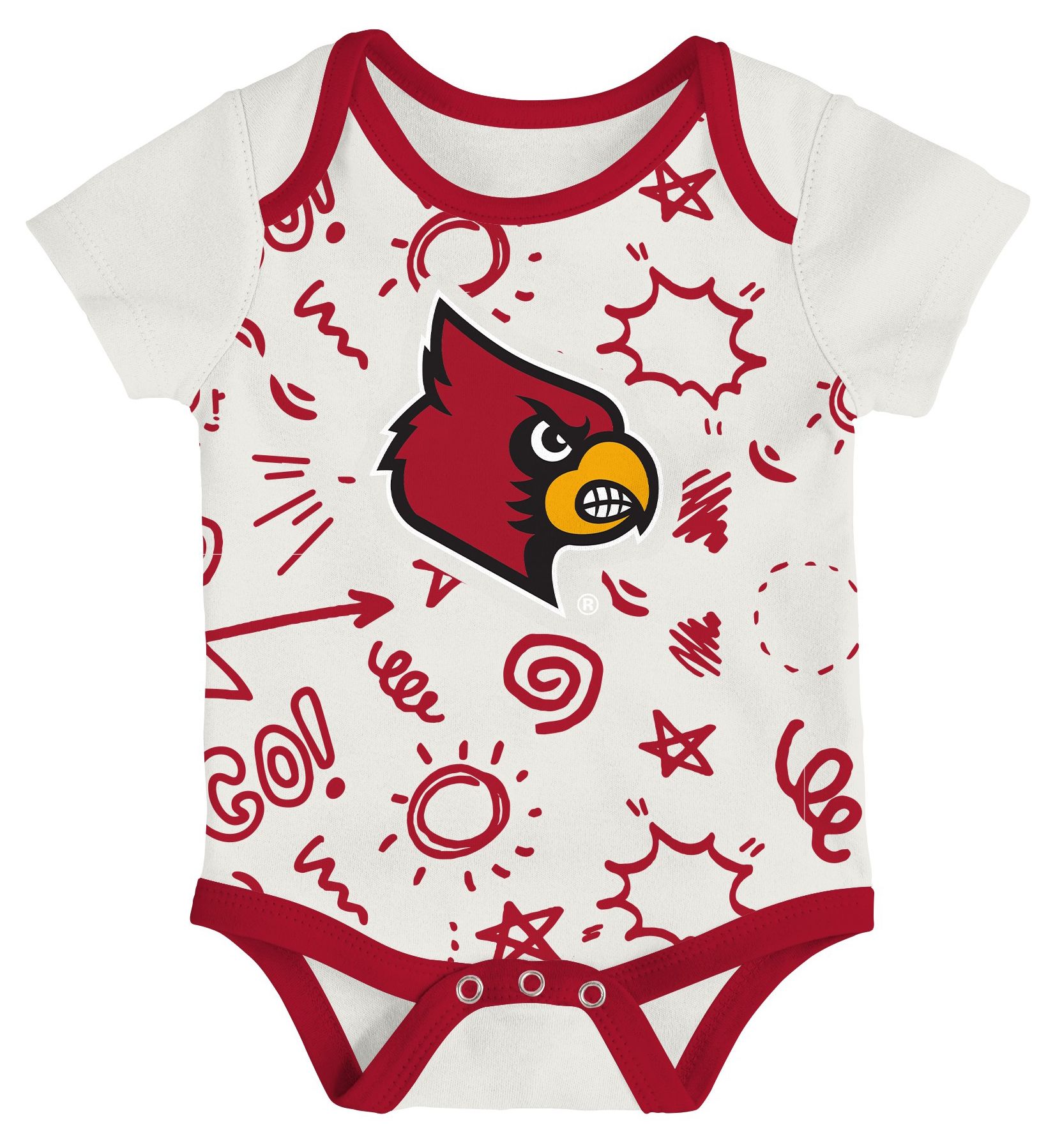 Gen2 Infant Louisville Cardinals All Day Play Creeper Set product image
