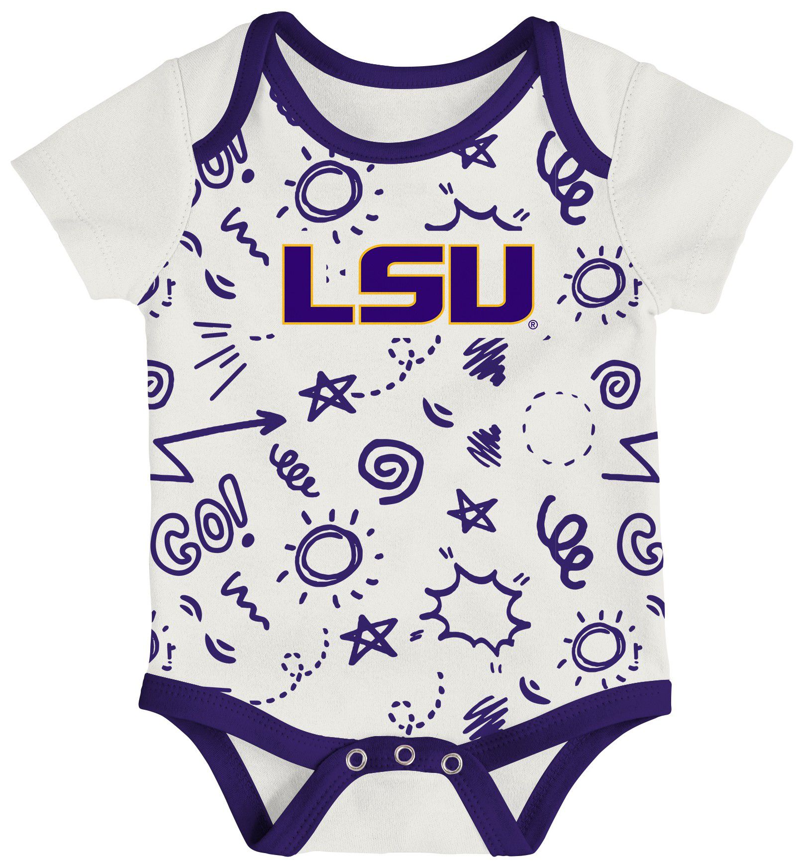 Gen2 Infant LSU Tigers All Day Play Creeper Set product image