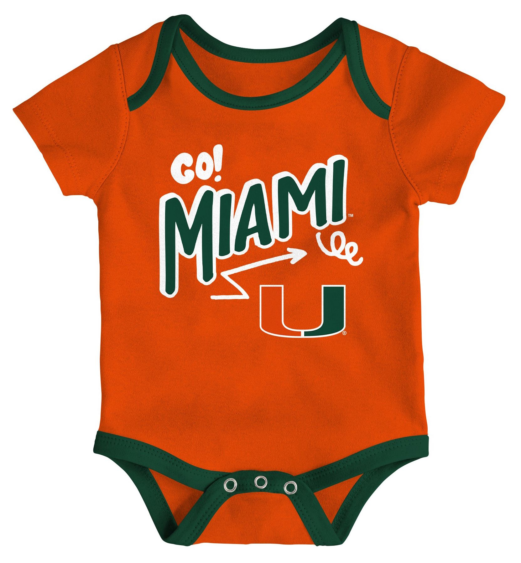 Gen2 Infant Miami Hurricanes All Day Play Creeper Set product image