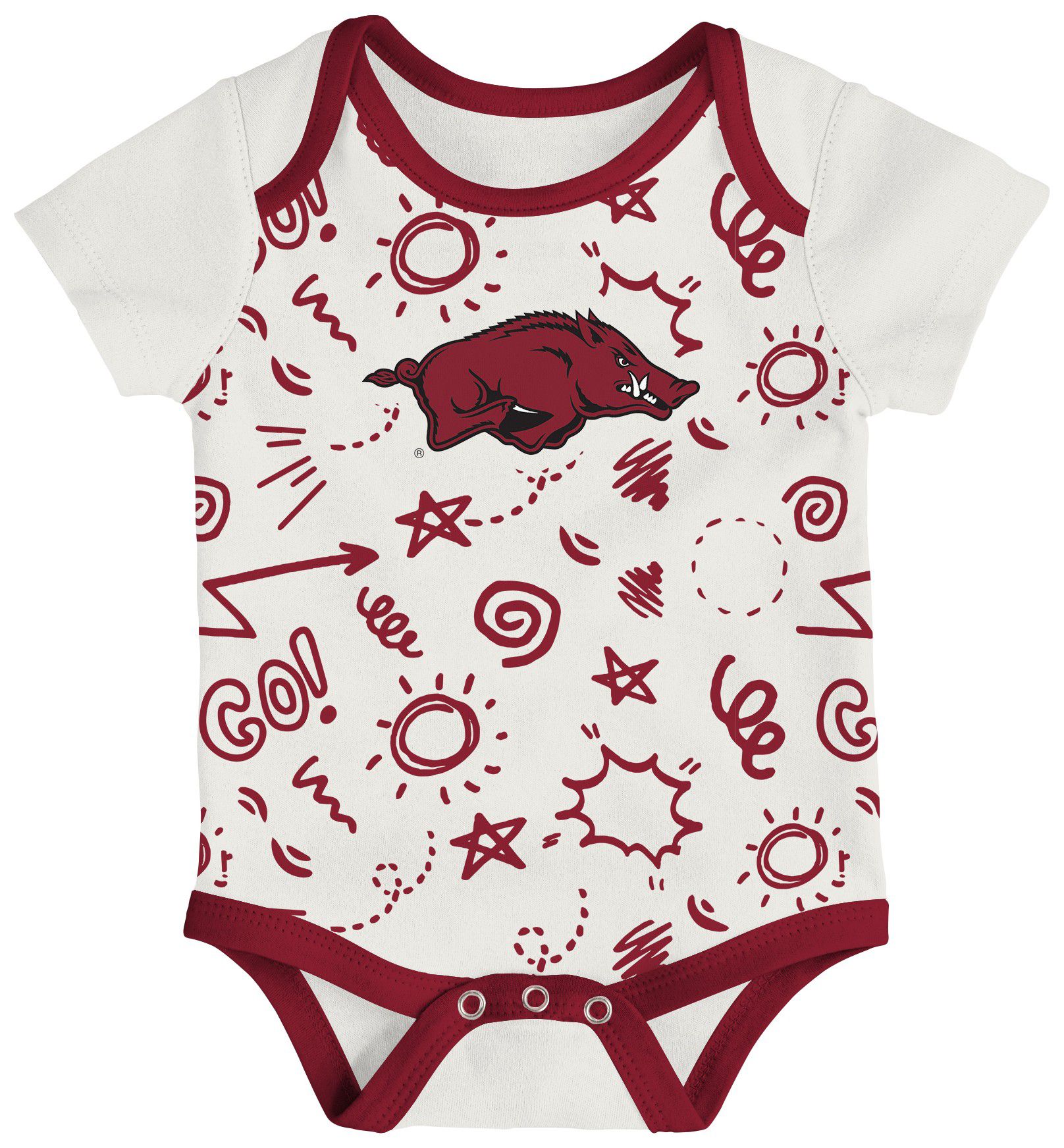 Gen2 Infant Arkansas Razorbacks All Day Play Creeper Set product image