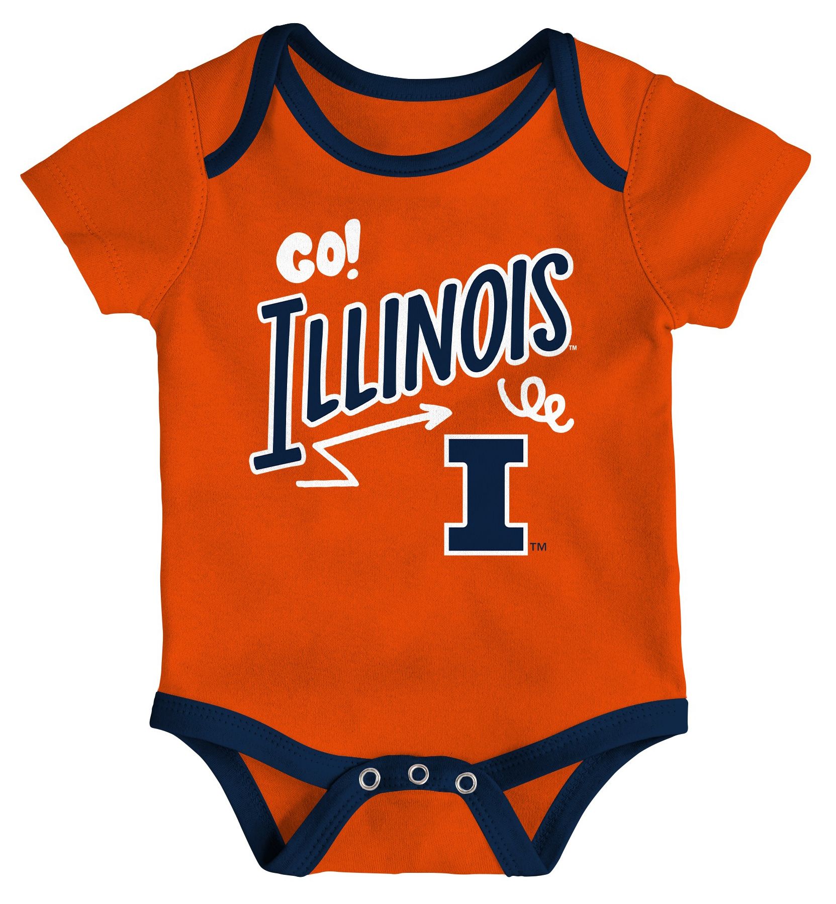 Gen2 Infant Illinois Fighting Illini All Day Play Creeper Set product image
