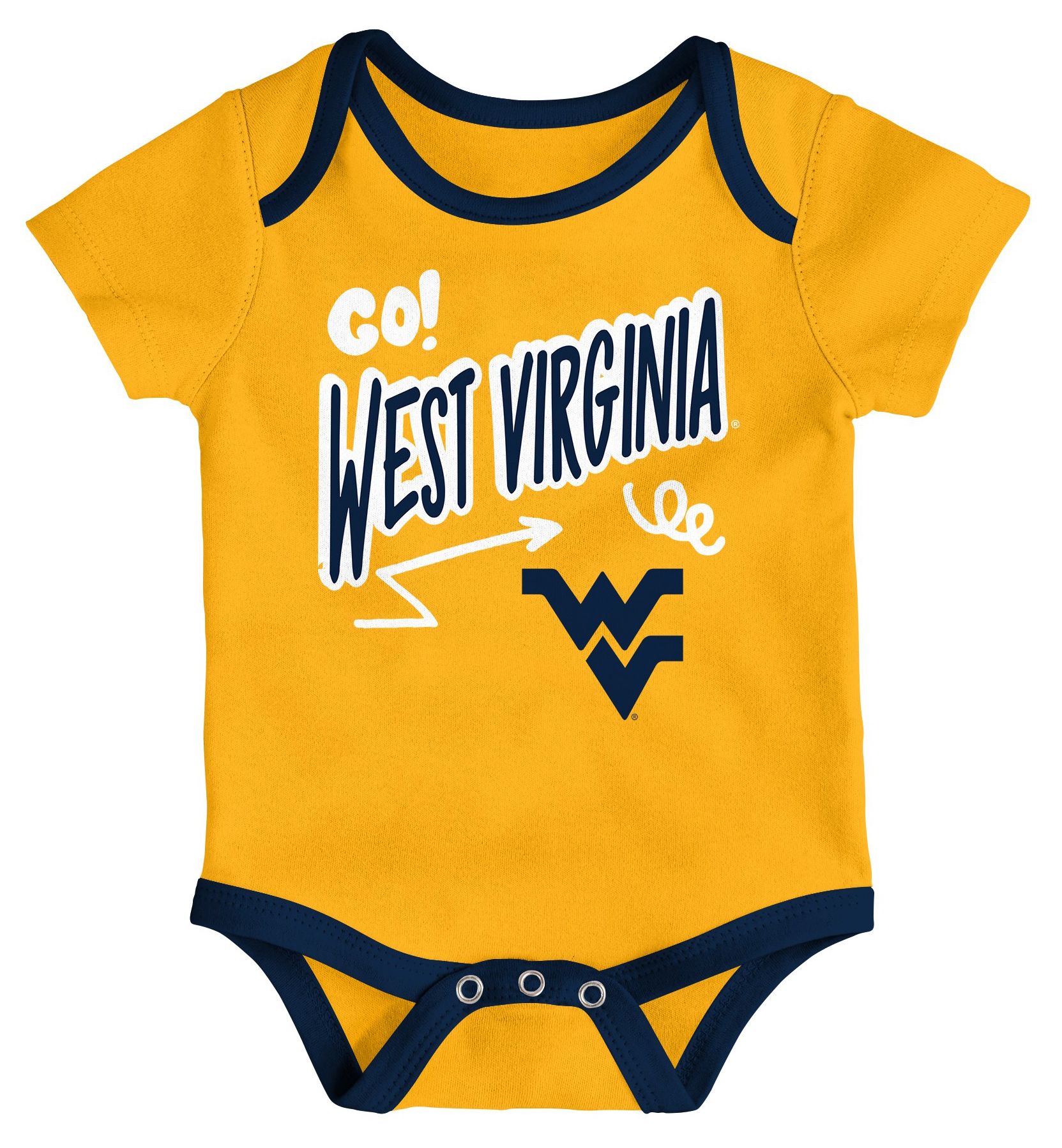 Gen2 Infant West Virginia Mountaineers All Day Play Creeper Set product image
