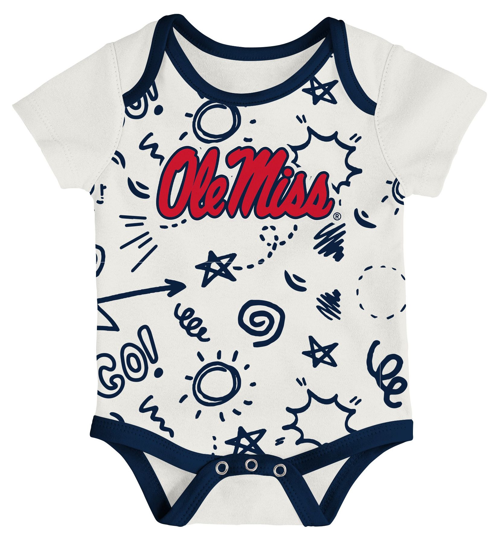 Gen2 Infant Ole Miss Rebels All Day Play Creeper Set product image