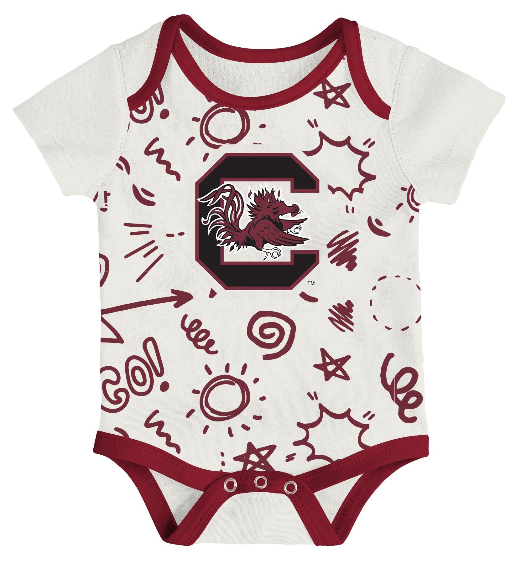Gen2 Infant South Carolina Gamecocks All Day Play Creeper Set product image