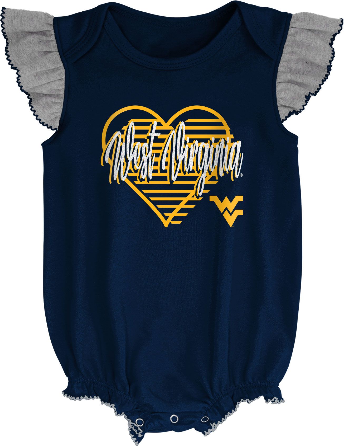 Gen2 Newborn West Virginia Mountaineers All the Love 3-Piece Set