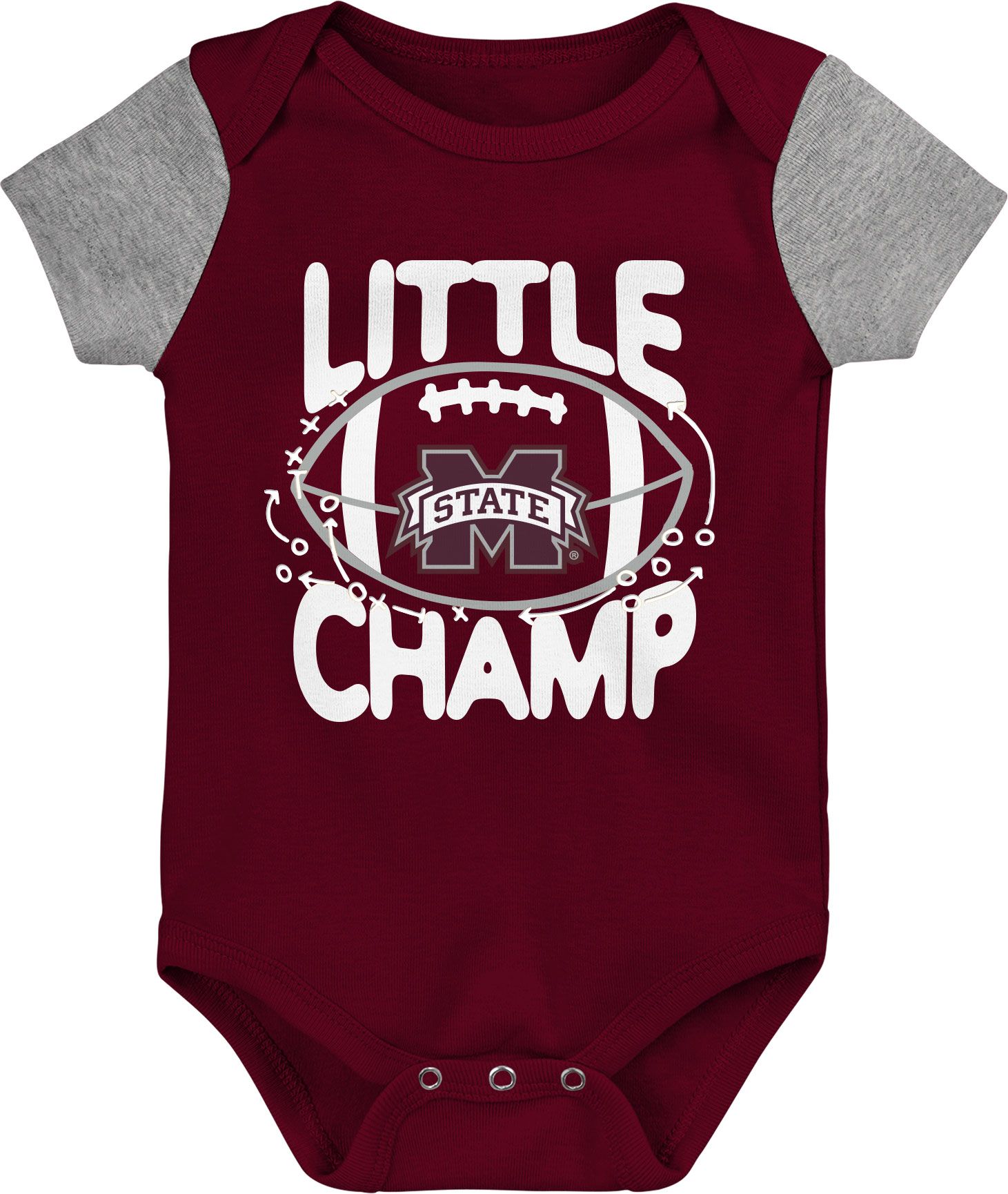 Gen2 Newborn Mississippi State Bulldogs Lil' Champ 3-Piece Set