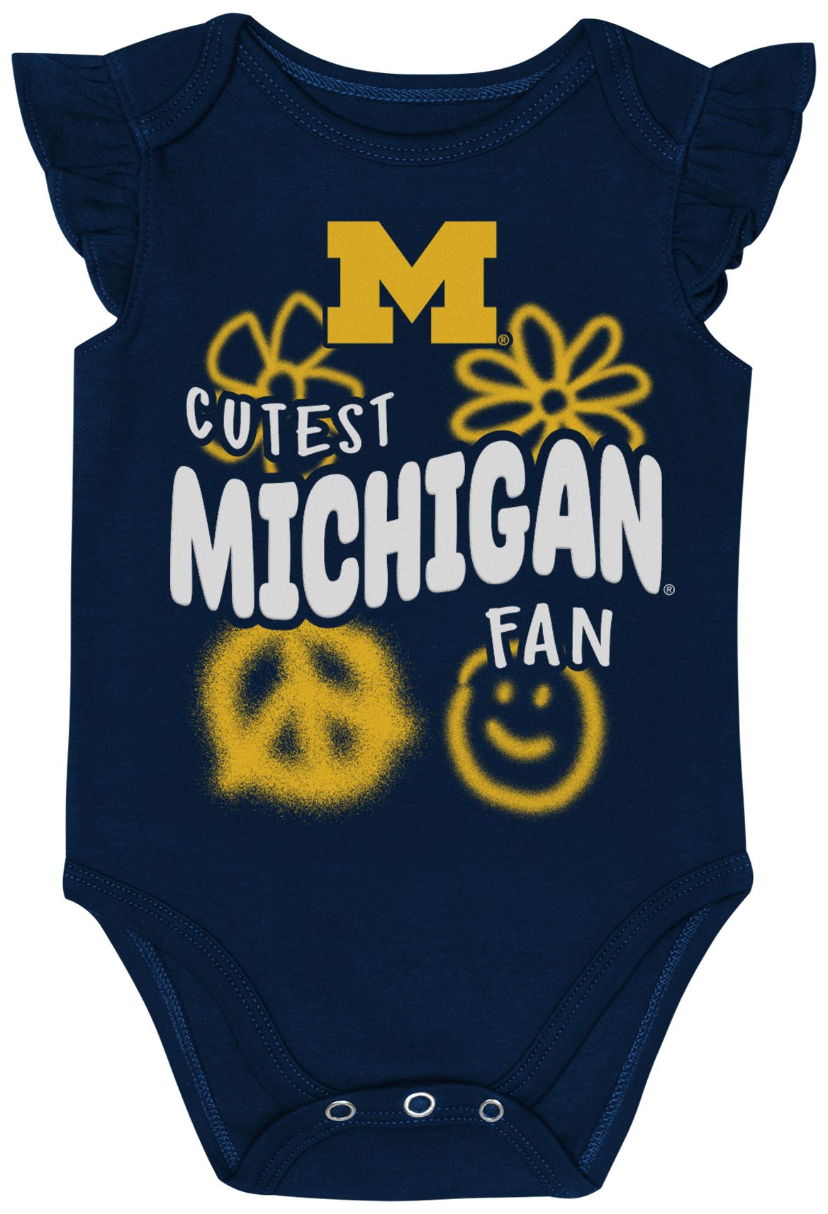 Gen2 Newborn Michigan Wolverines Little Sunshine Creeper Set product image