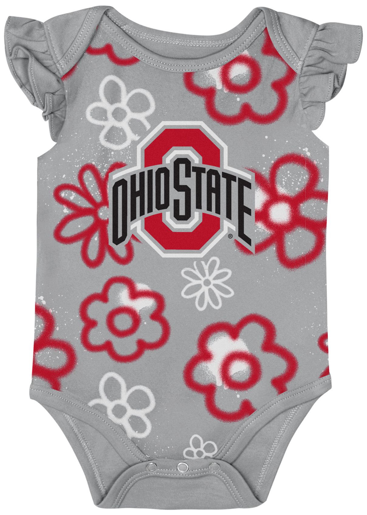 Gen2 Newborn Ohio State Buckeyes Little Sunshine Creeper Set product image