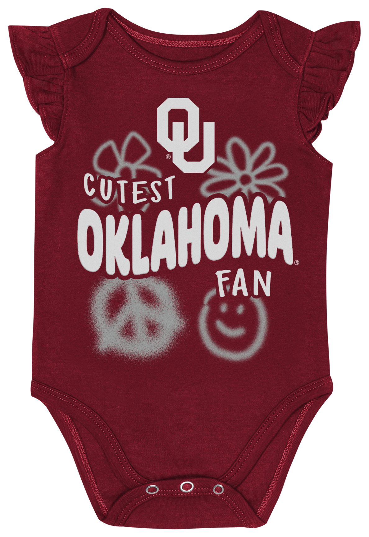 Gen2 Newborn Oklahoma Sooners Little Sunshine Creeper Set product image