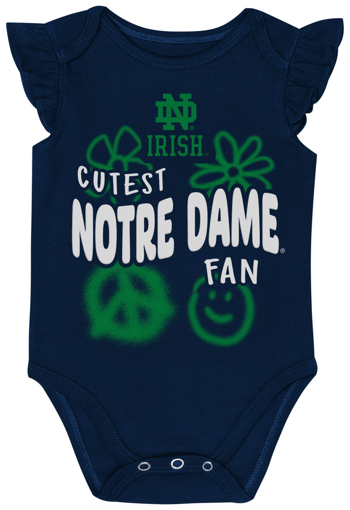 Gen2 Newborn Notre Dame Fighting Irish Little Sunshine Creeper Set product image