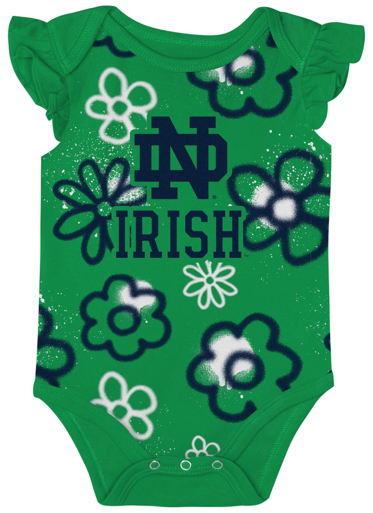 Gen2 Newborn Notre Dame Fighting Irish Little Sunshine Creeper Set product image