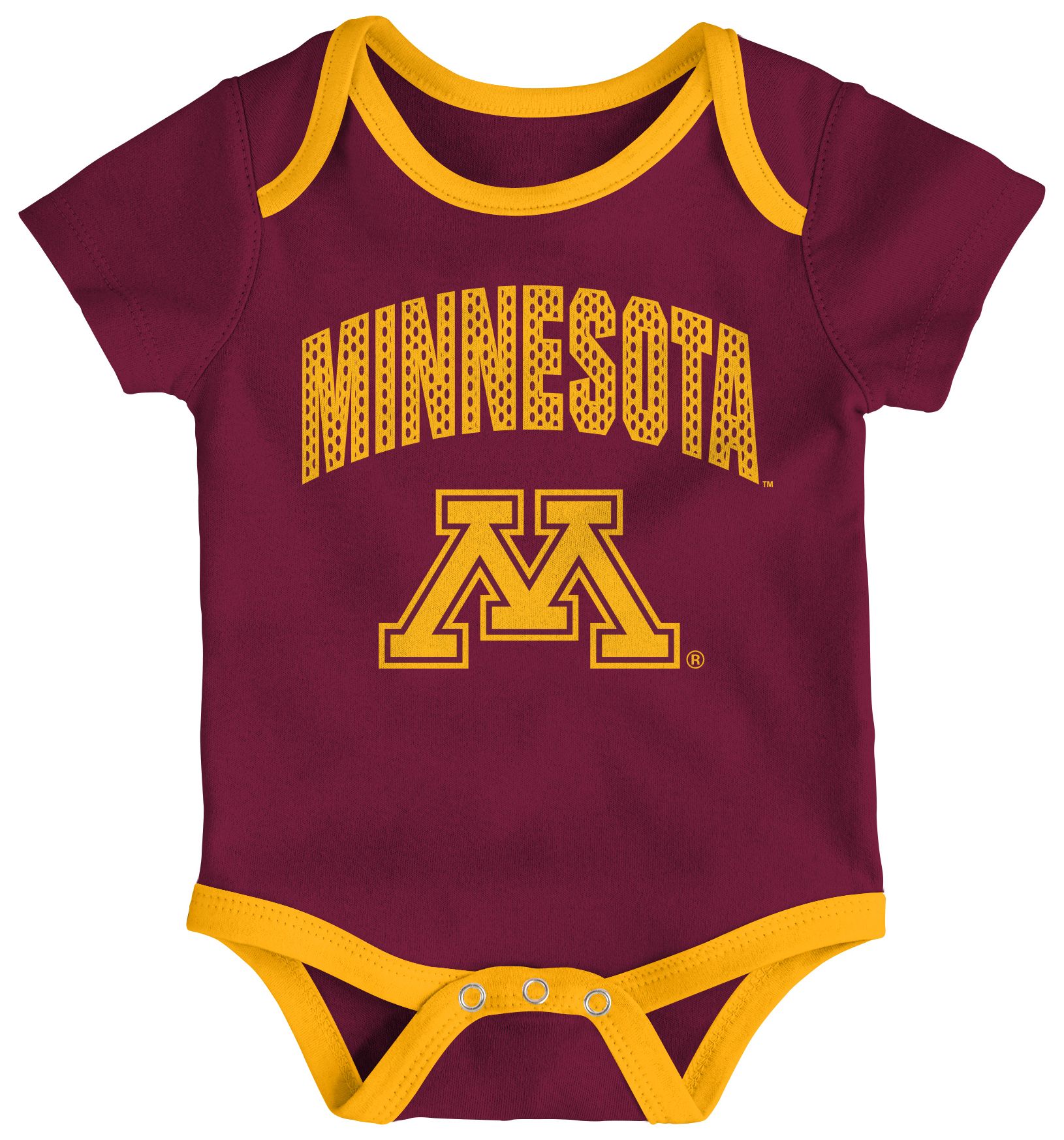 Gen2 Newborn Minnesota Golden Gophers All Day Play Creeper Set product image