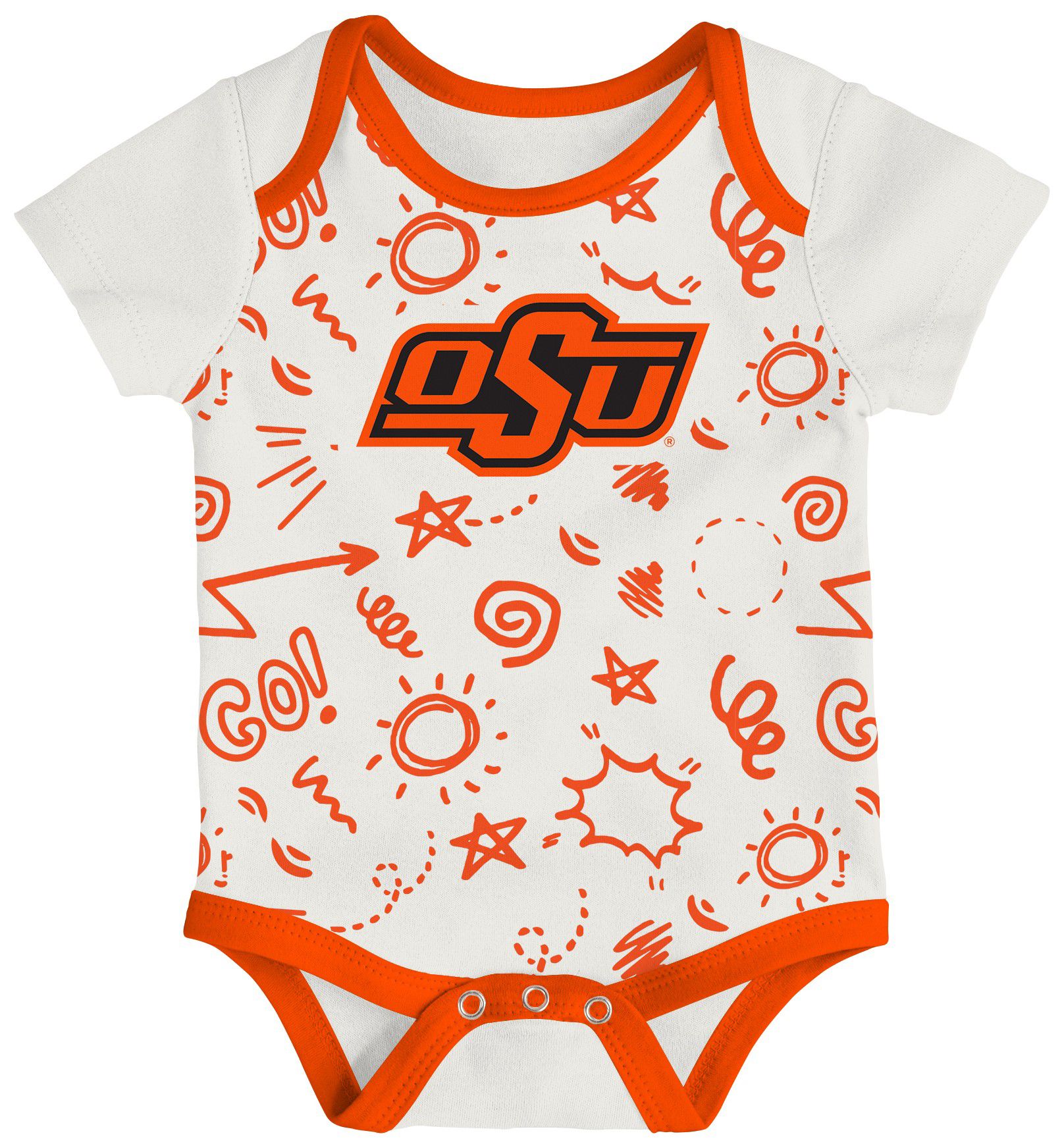 Gen2 Newborn Oklahoma State Cowboys All Day Play Creeper Set product image
