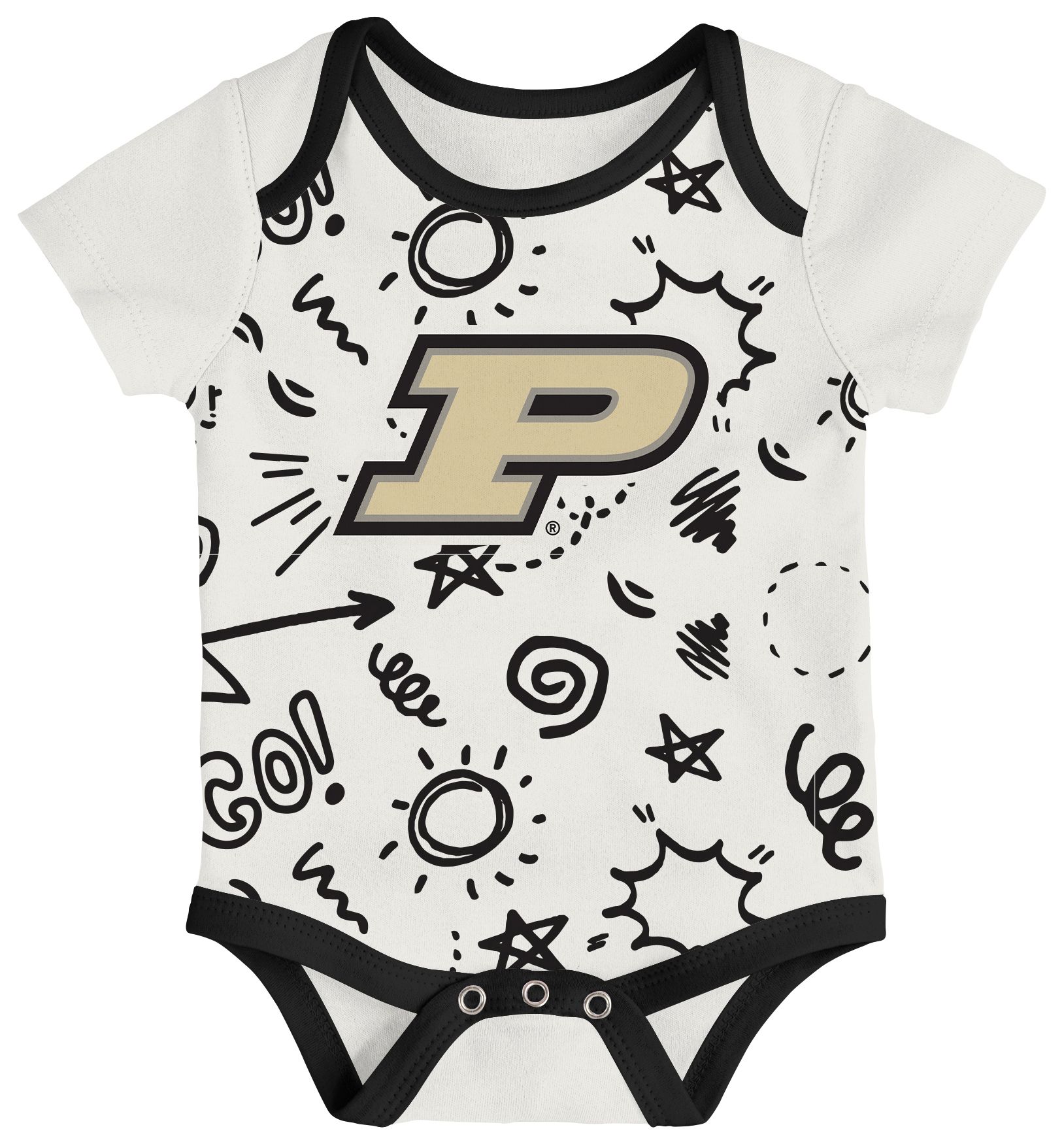 Gen2 Newborn Purdue Boilermakers All Day Play Creeper Set product image