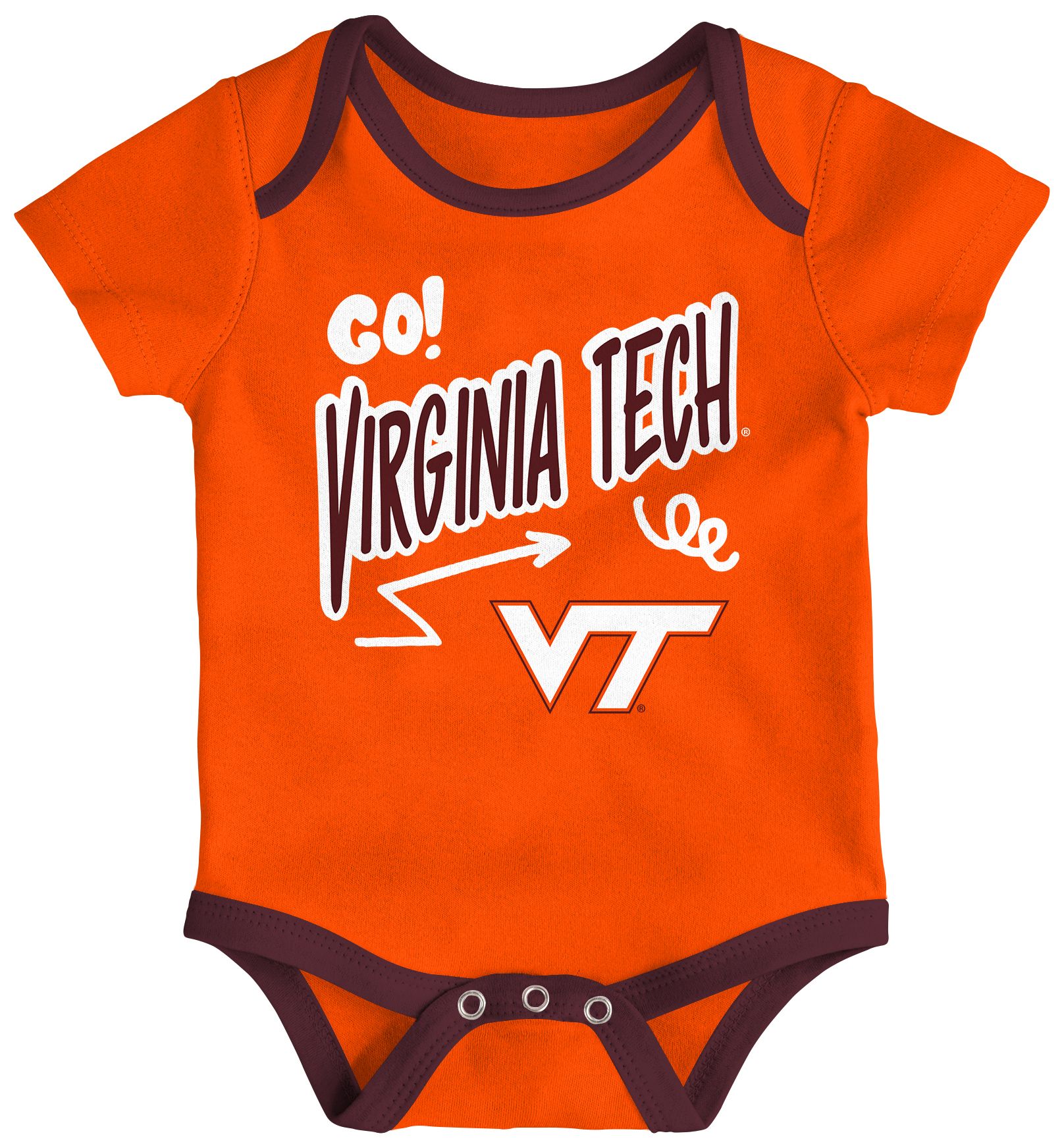 Gen2 Newborn Virginia Tech Hokies All Day Play Creeper Set product image