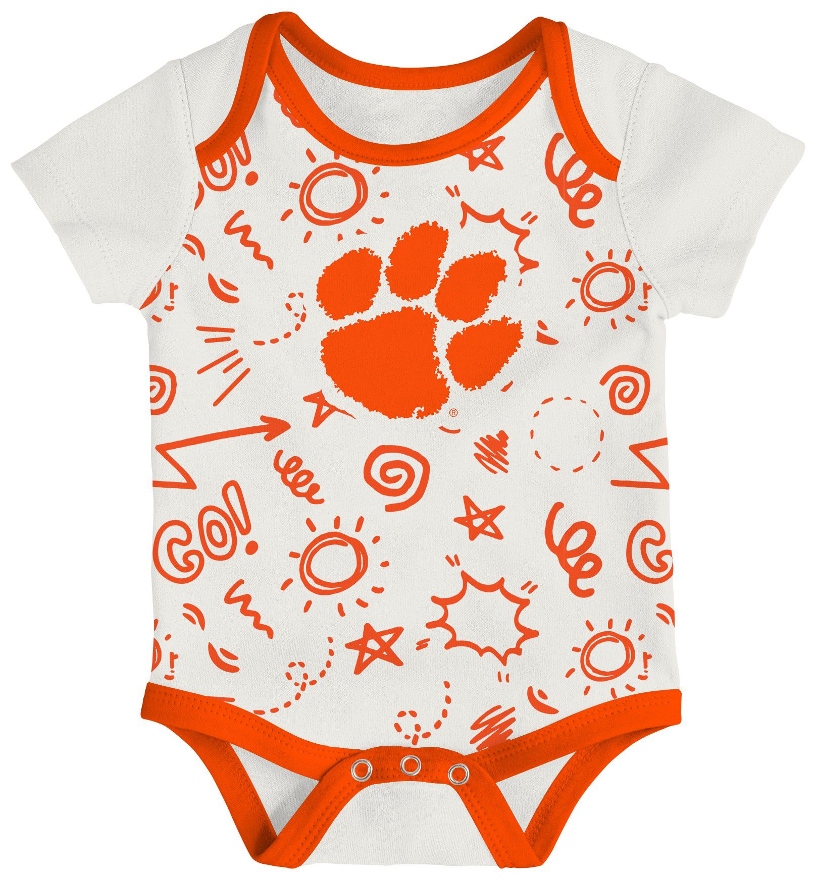 Gen2 Newborn Clemson Tigers All Day Play Creeper Set product image