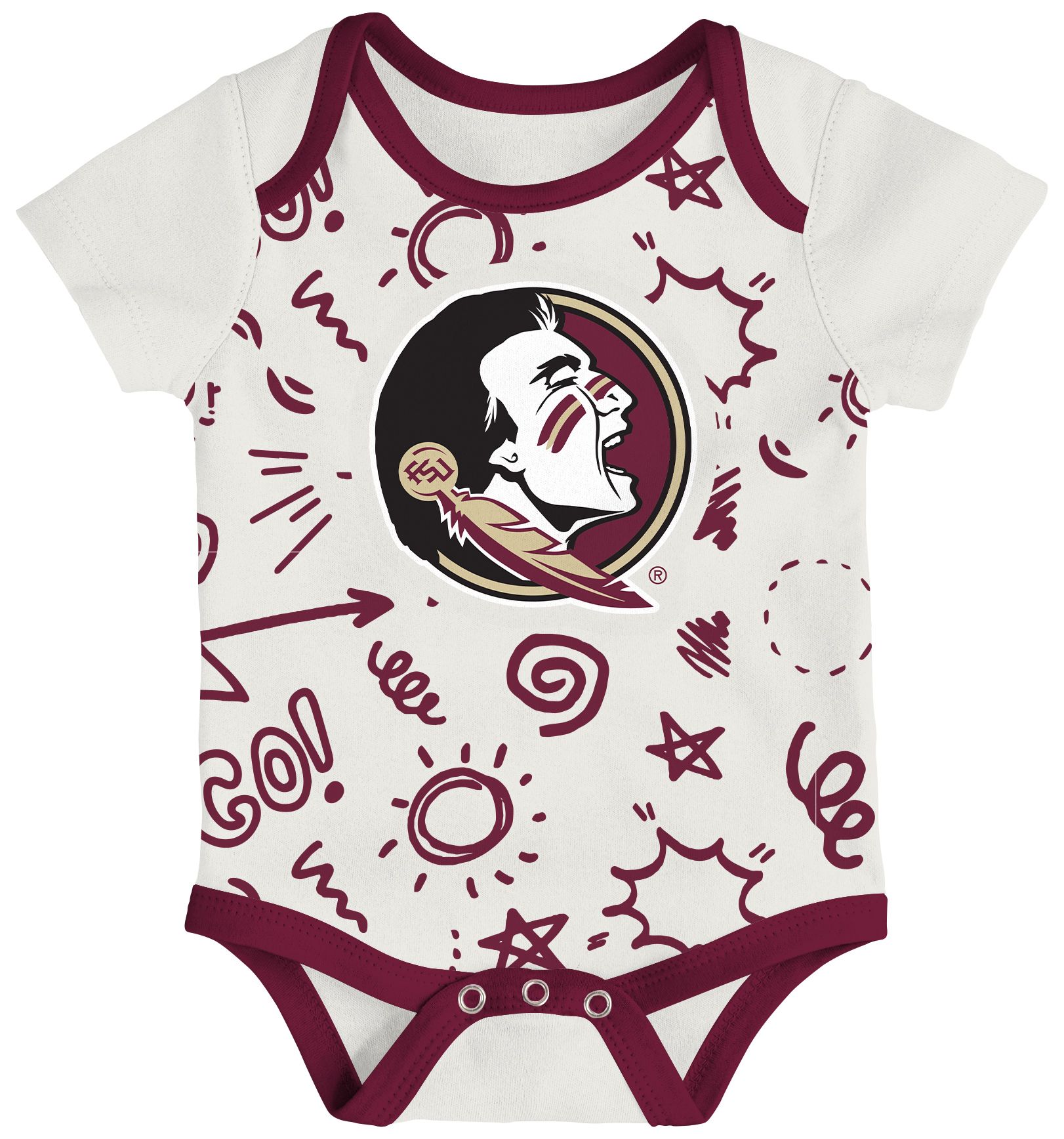 Gen2 Newborn Florida State Seminoles All Day Play Creeper Set product image