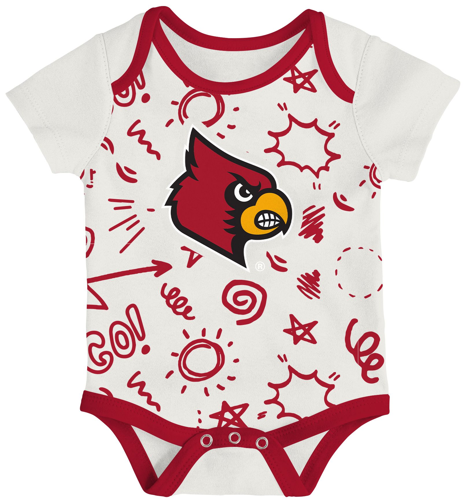 Gen2 Newborn Louisville Cardinals All Day Play Creeper Set product image