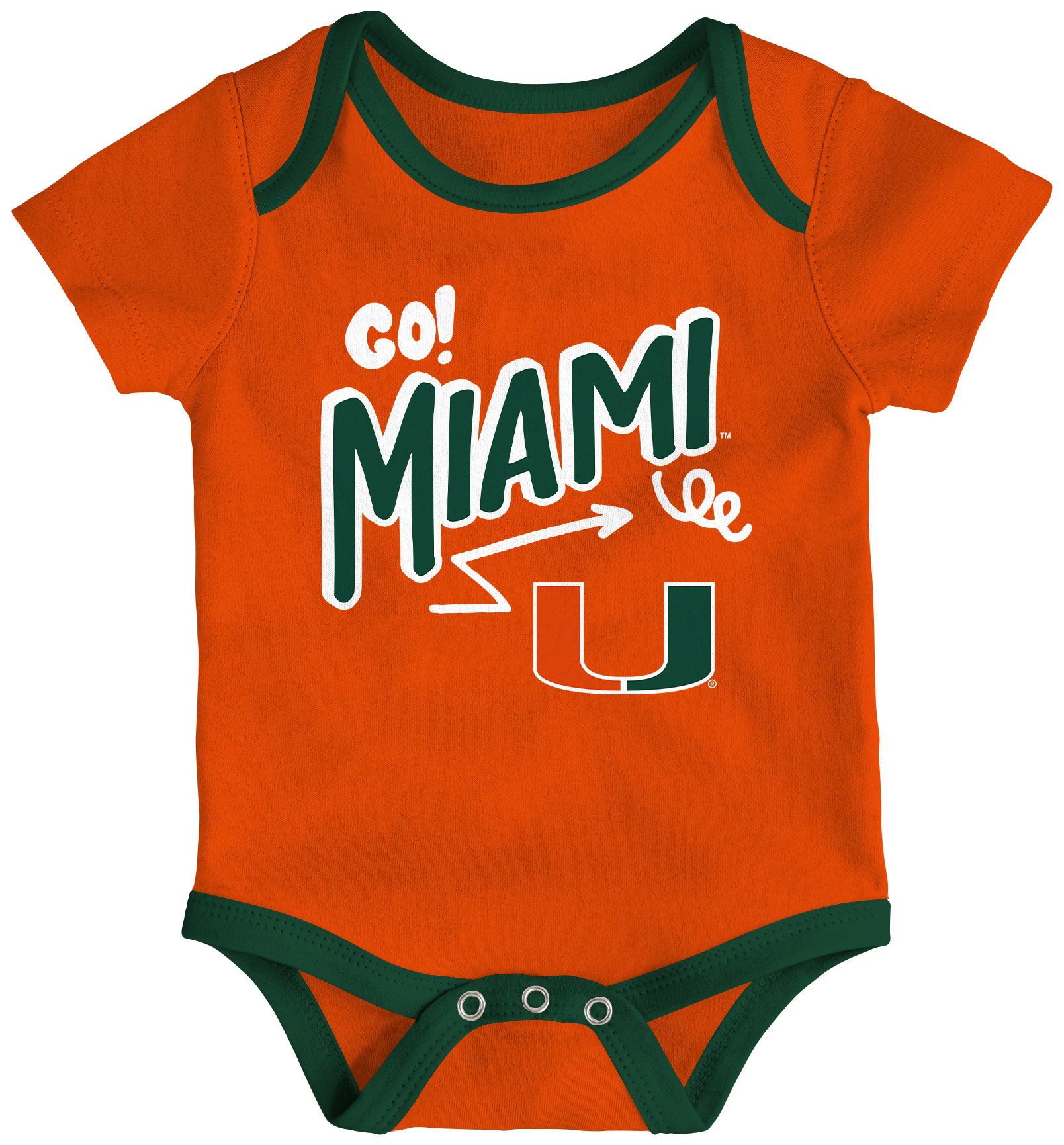 Gen2 Newborn Miami Hurricanes All Day Play Creeper Set product image