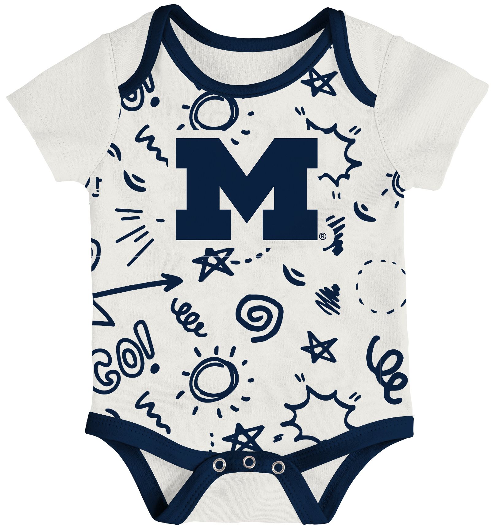 Gen2 Newborn Michigan Wolverines All Day Play Creeper Set product image