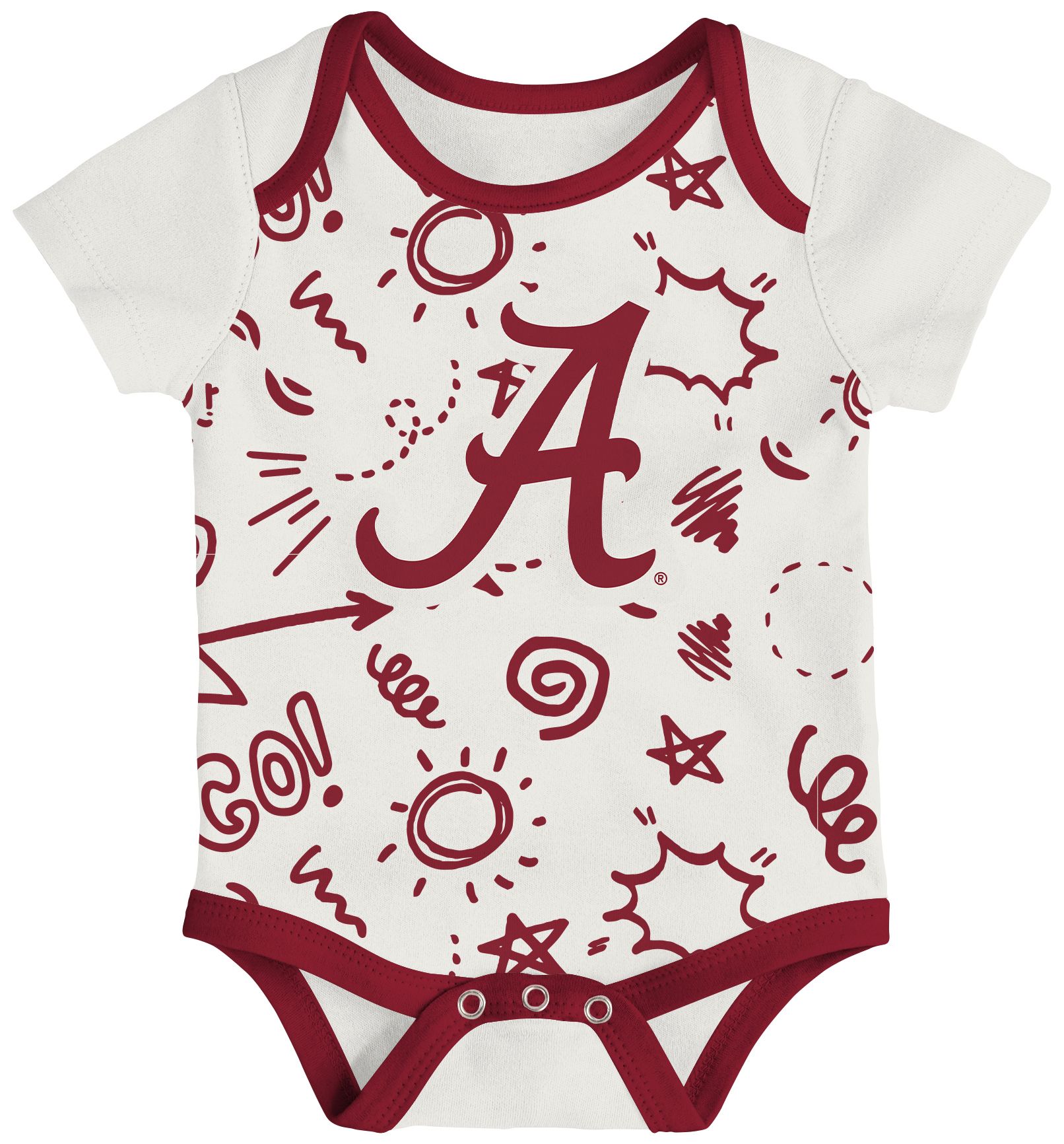 Gen2 Newborn Alabama Crimson Tide All Day Play Creeper Set product image