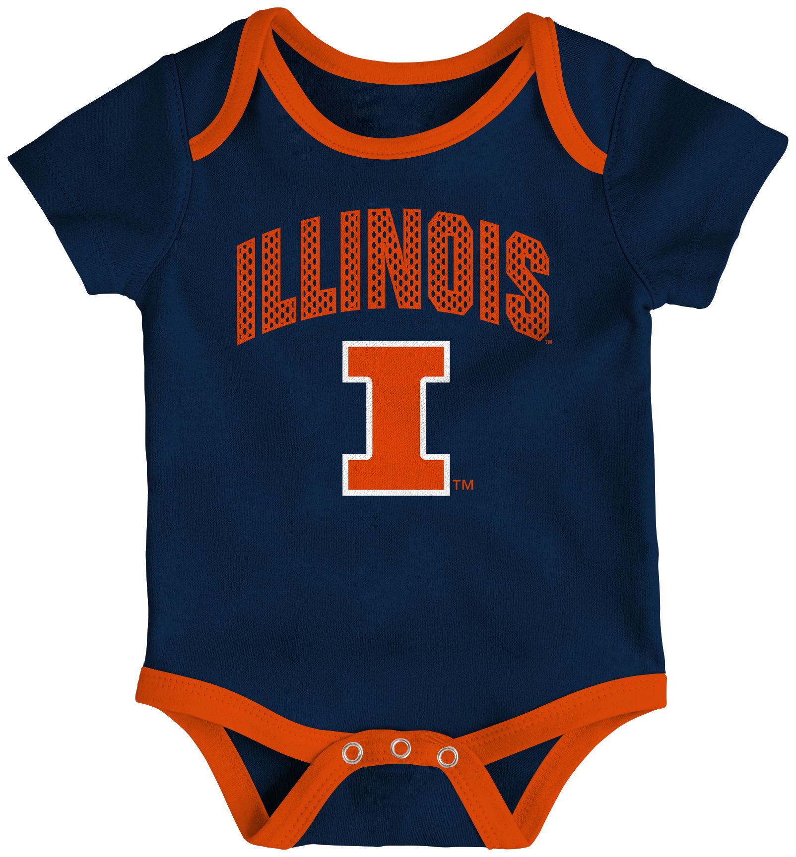 Gen2 Newborn Illinois Fighting Illini All Day Play Creeper Set product image