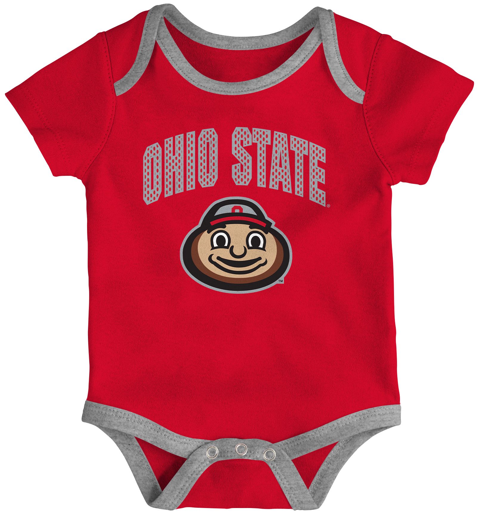 Gen2 Newborn Ohio State Buckeyes All Day Play Creeper Set product image