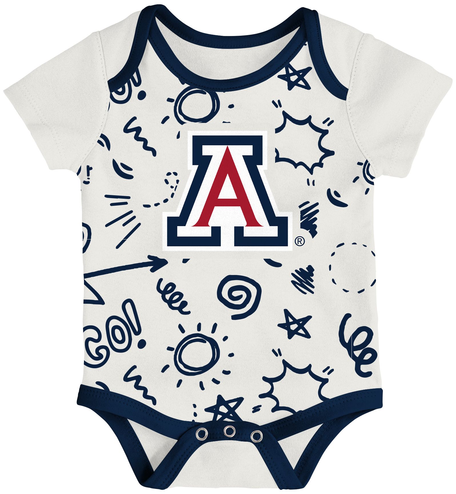 Gen2 Newborn Arizona Wildcats All Day Play Creeper Set product image