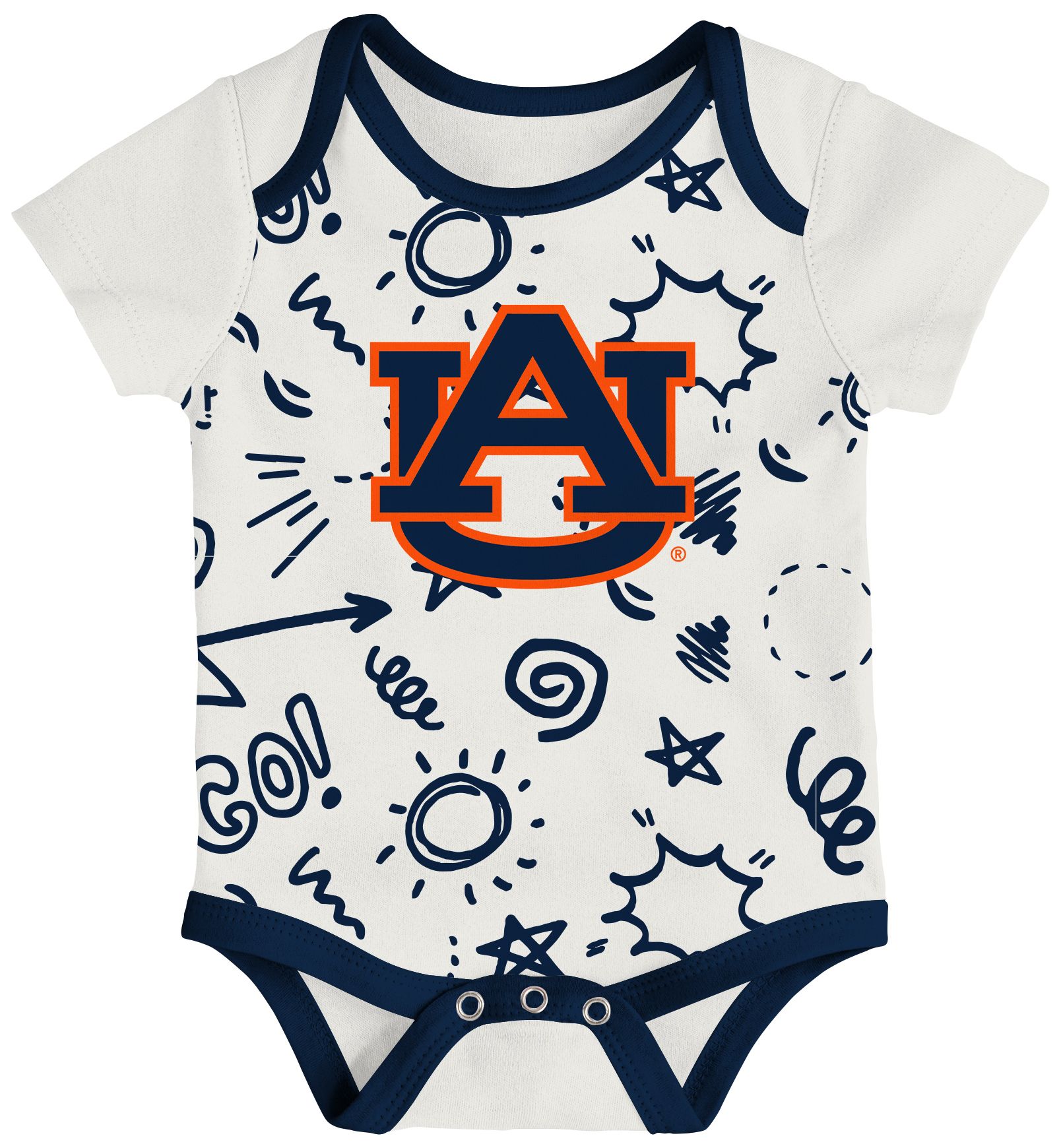 Gen2 Newborn Auburn Tigers All Day Play Creeper Set product image