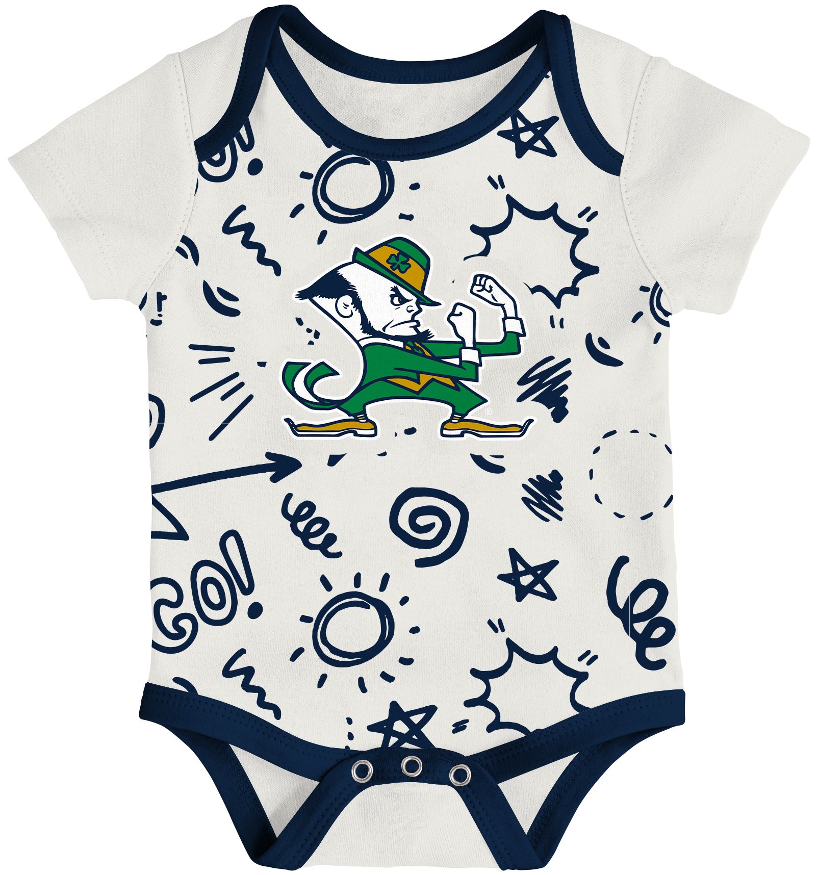 Gen2 Newborn Notre Dame Fighting Irish All Day Play Creeper Set product image