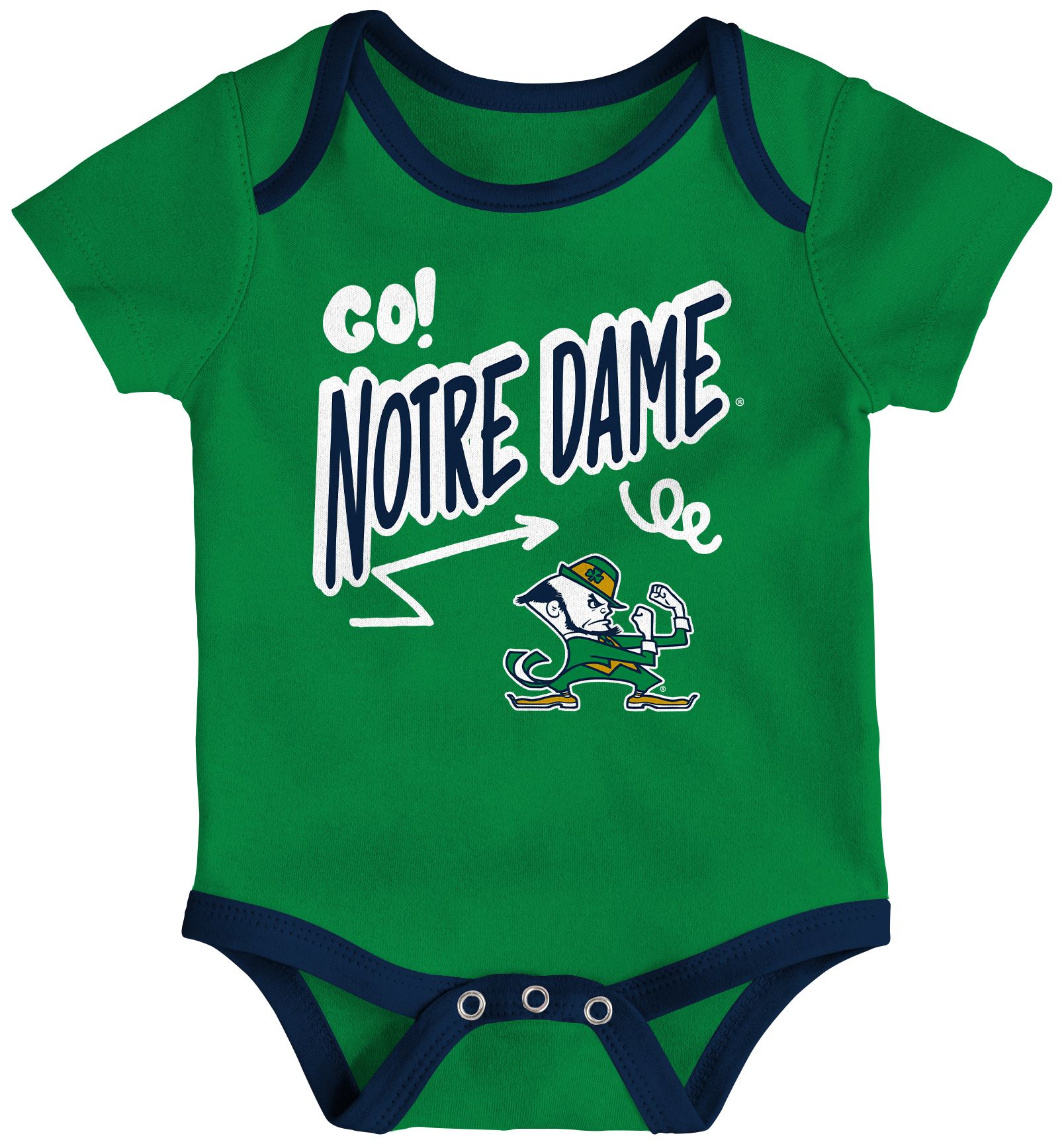 Gen2 Newborn Notre Dame Fighting Irish All Day Play Creeper Set product image