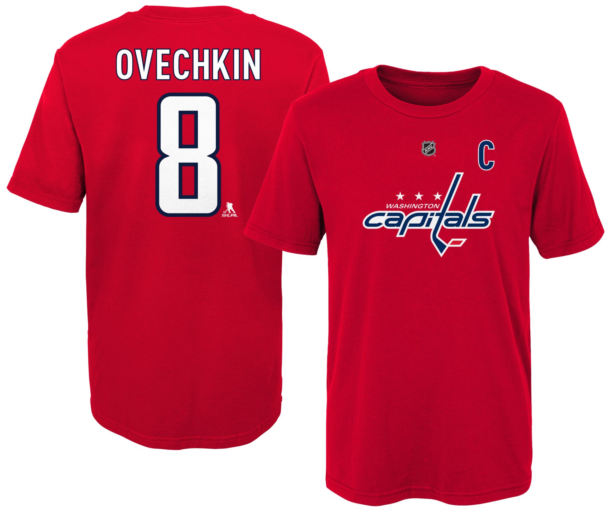NHL Youth Washington Capitals Alexander Ovechkin #8 Red T-Shirt product image