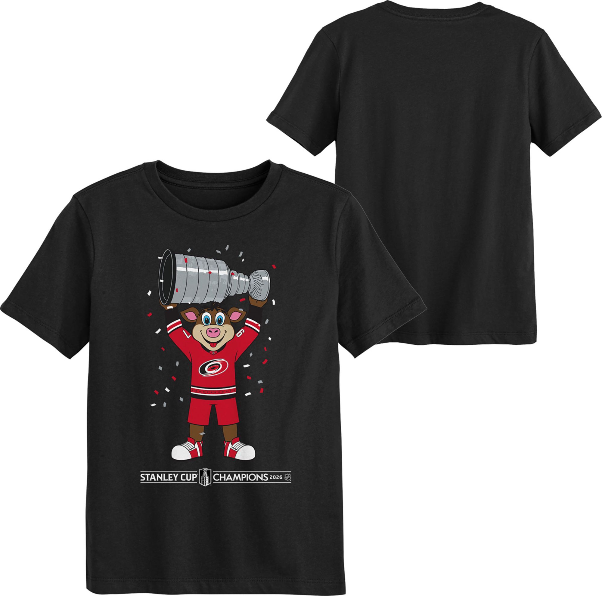 NHL Little Kids' Carolina Hurricanes 2026 Stanley Cup Champions Mascot T-Shirt product image