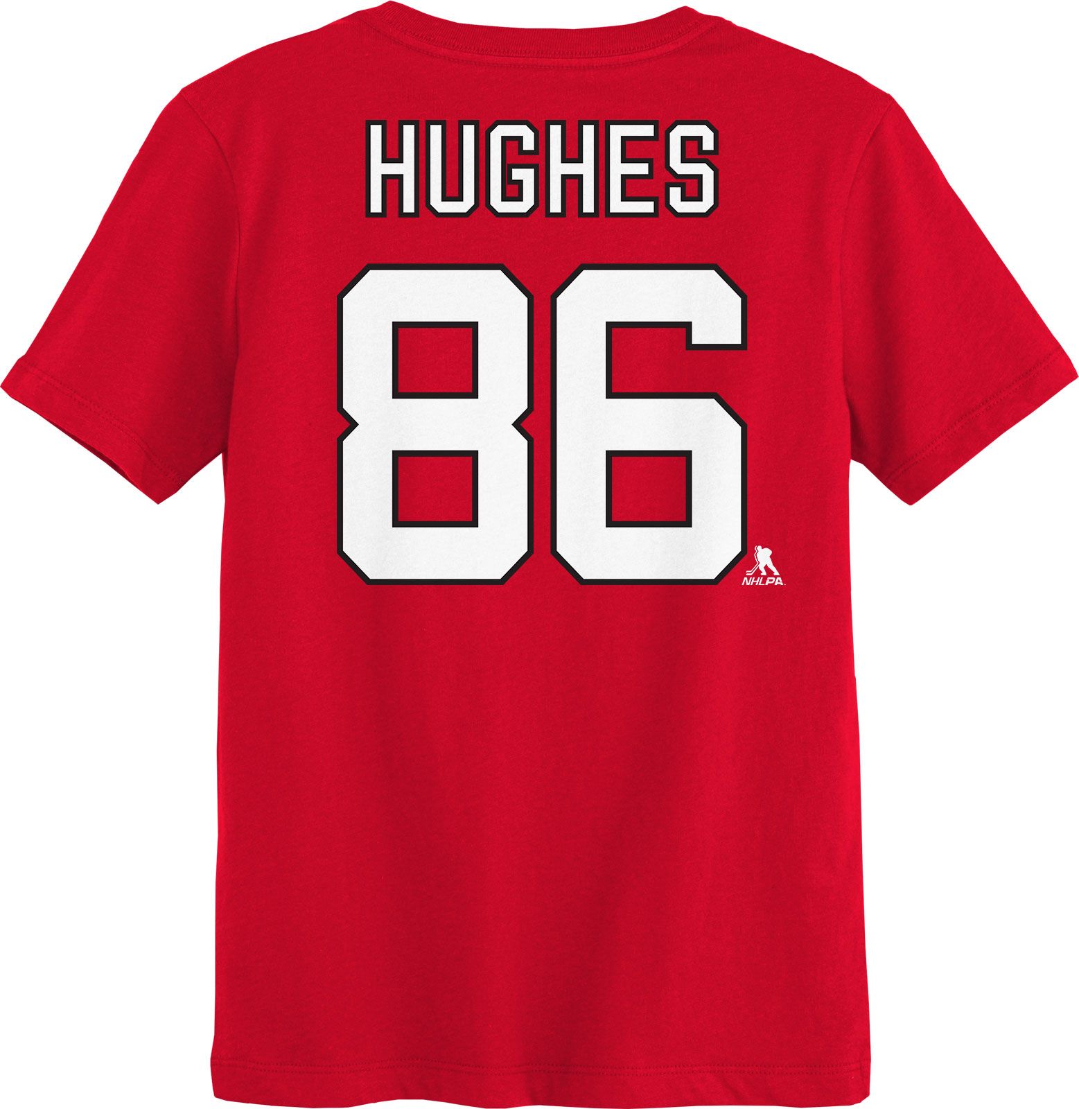 NHL Kids' New Jersey Devils Jack Hughes #86 2024-2025 Home T-Shirt product image