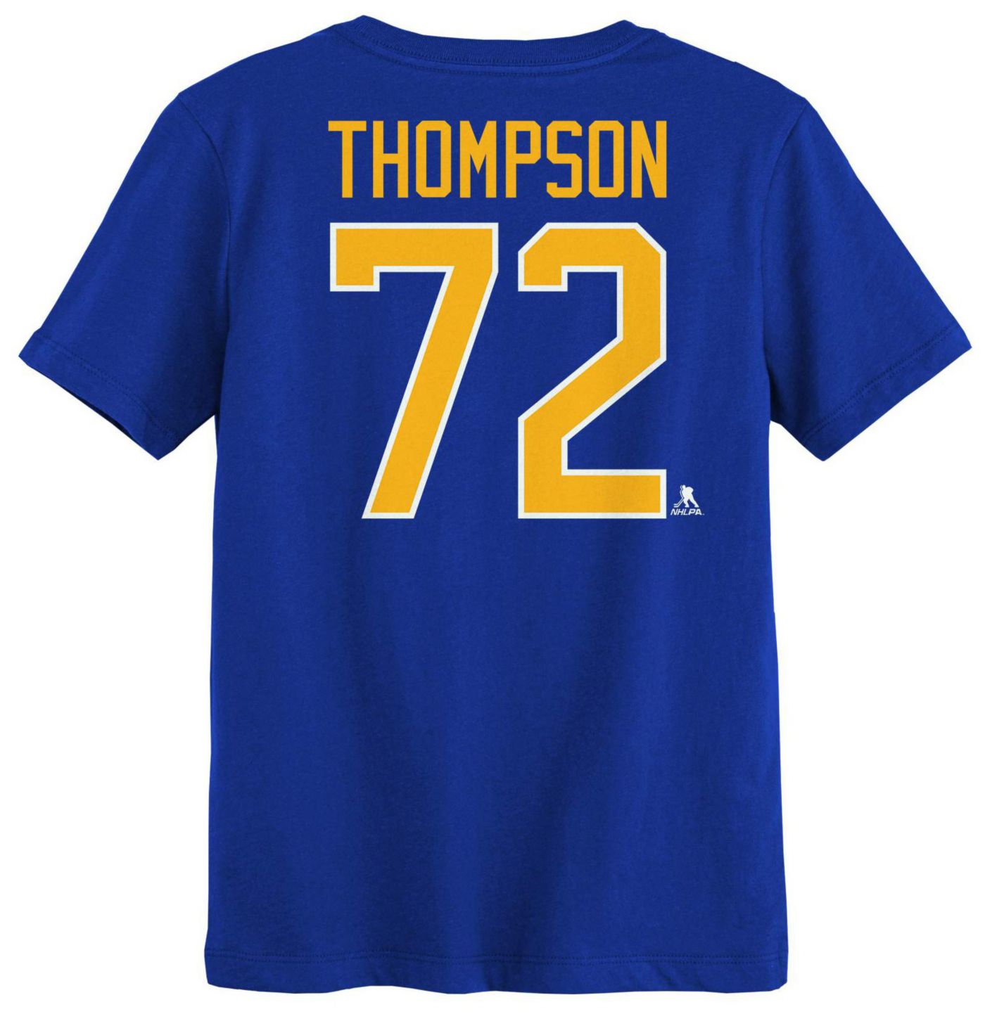 NHL Kids Buffalo Sabres Tage Thompson 72 Blue T Shirt Dick s Sporting Goods