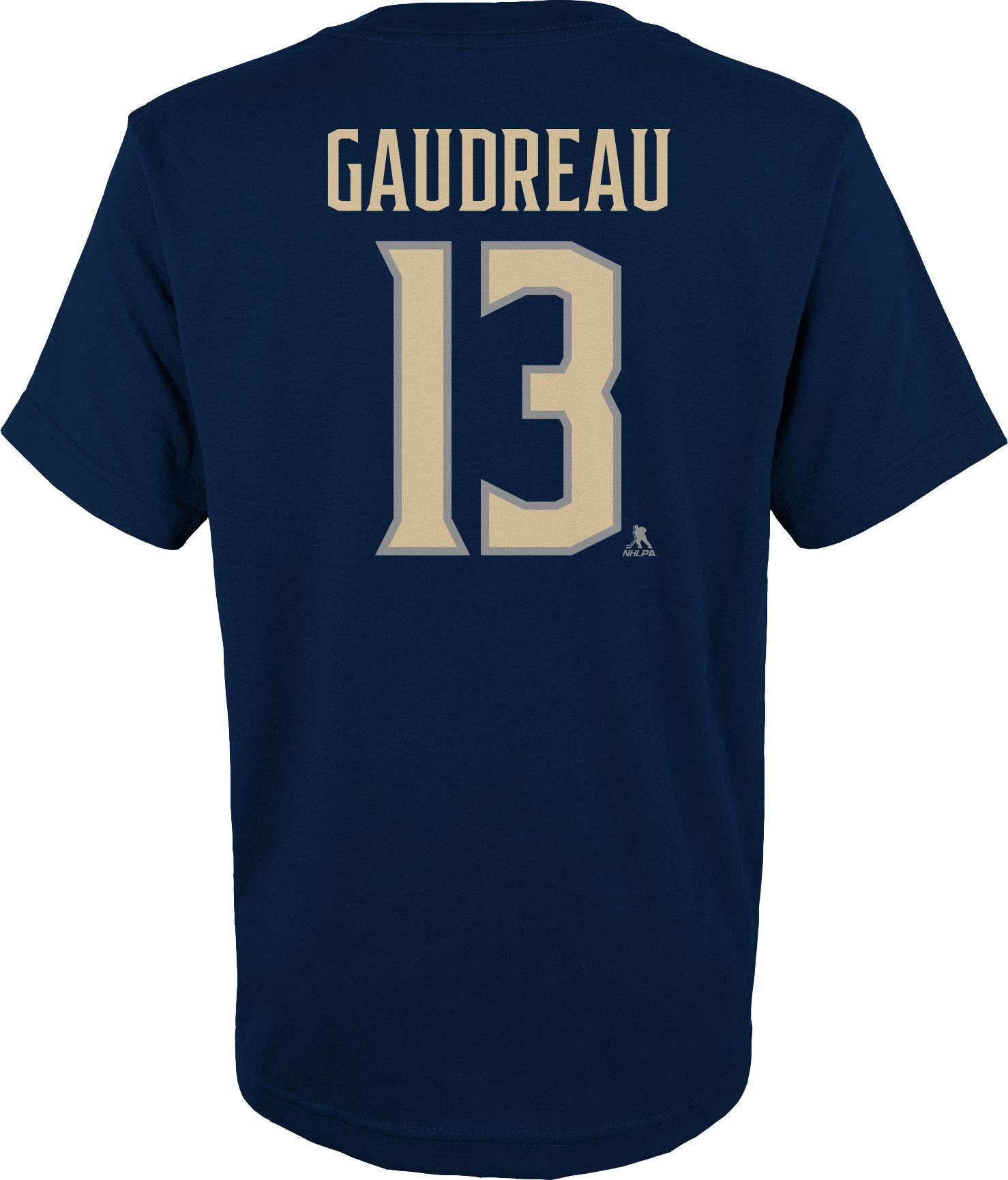 NHL Youth Columbus Blue Jackets Johnny Gaudreau #13 Navy T-Shirt