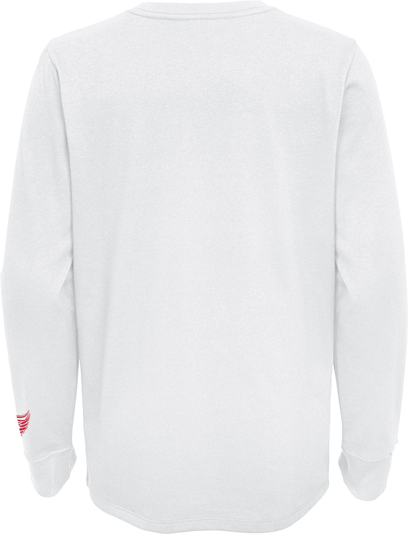 NHL Youth Detroit Red Wings Special Edition Logo White Long Sleeve T-Shirt product image