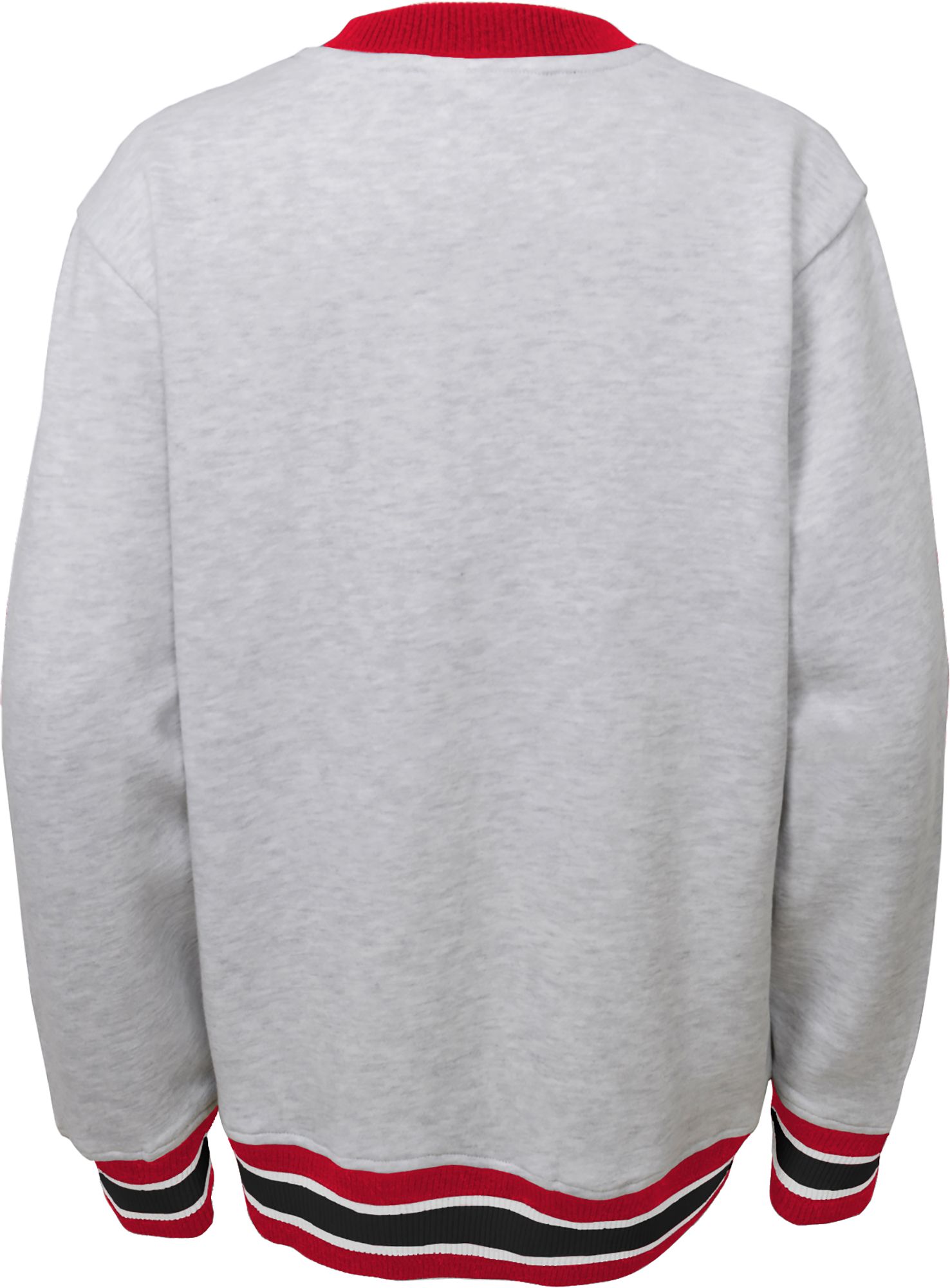 NHL Youth Chicago Blackhawks Legends Heather Grey Pullover Sweatshirt product image