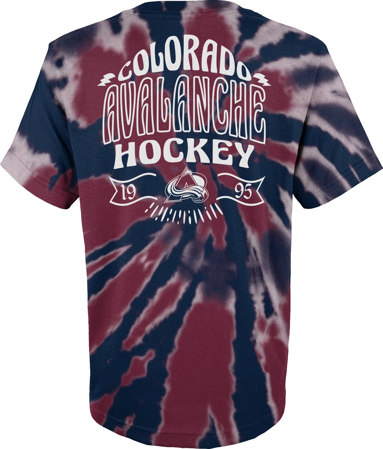 NHL Youth Colorado Avalanche Pennant Tie-Dye T-Shirt product image