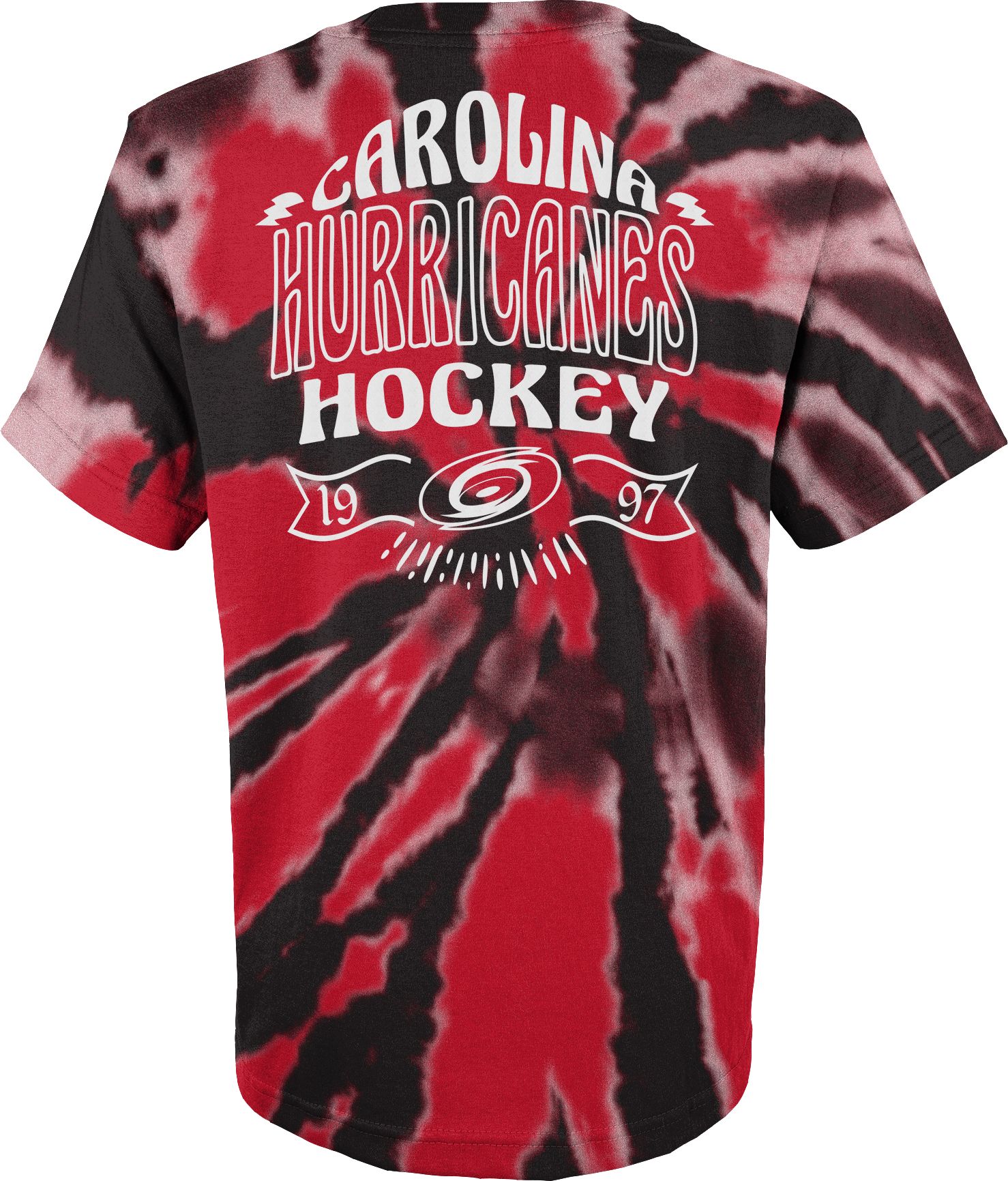 NHL Youth Carolina Hurricanes Pennant Tie-Dye T-Shirt product image