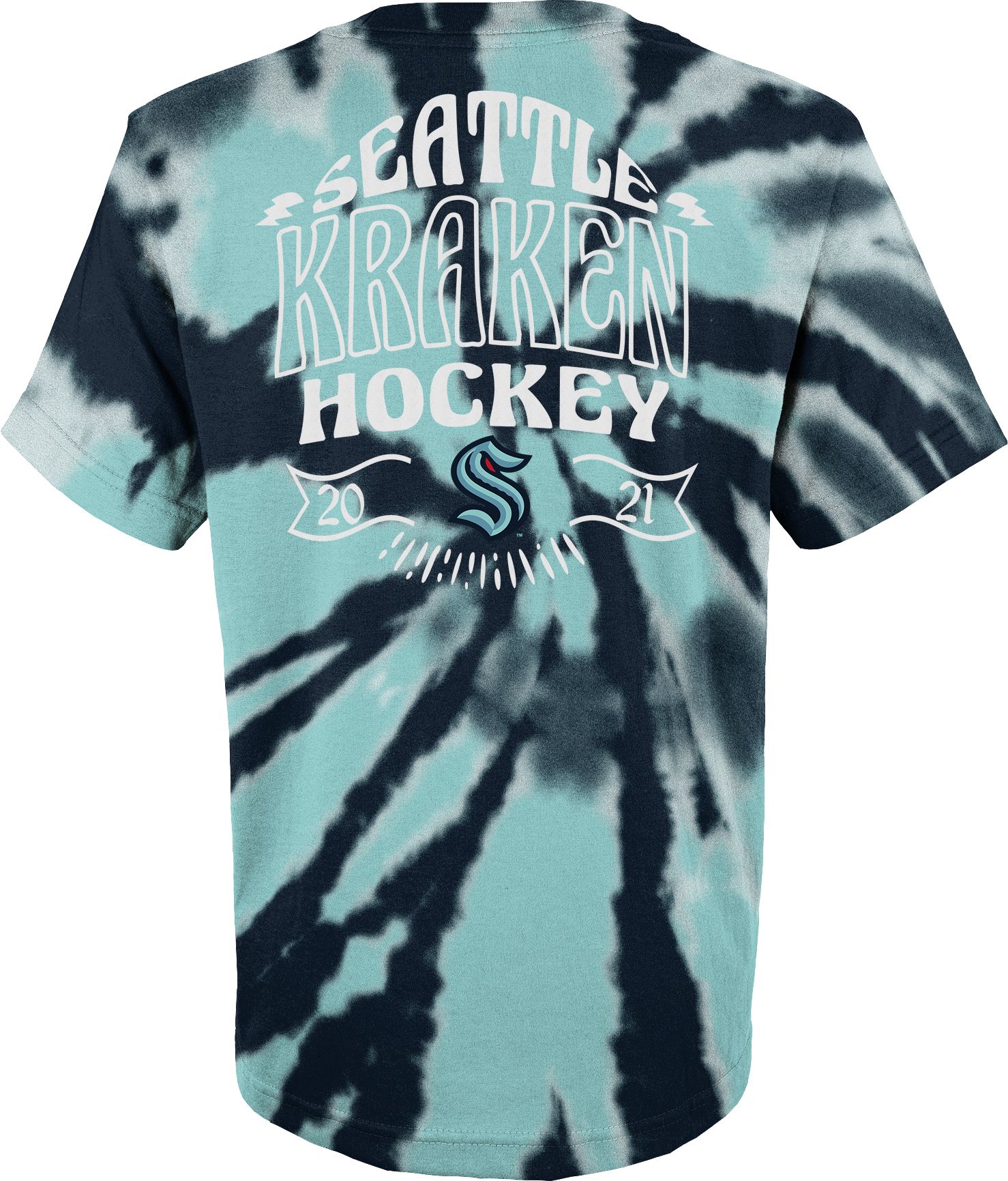 NHL Youth Seattle Kraken Pennant Tie-Dye T-Shirt product image