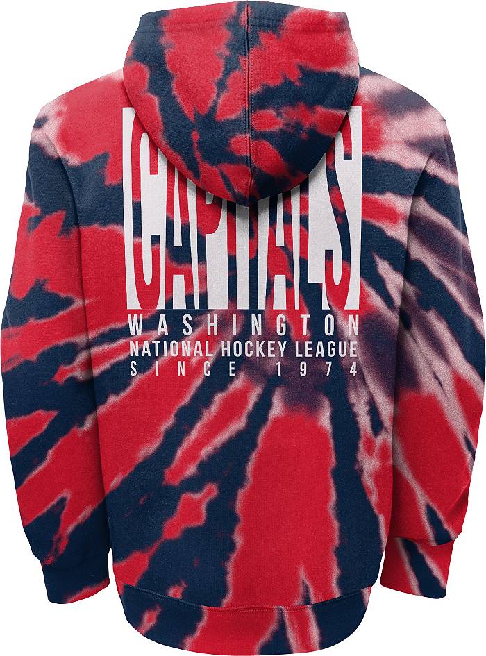NHL Youth Washington Capitals Statement Tie-Dye Pullover Hoodie