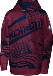 Nhl Colorado Avalanche Boys' Poly Fleece Hooded Sweatshirt - L : Target