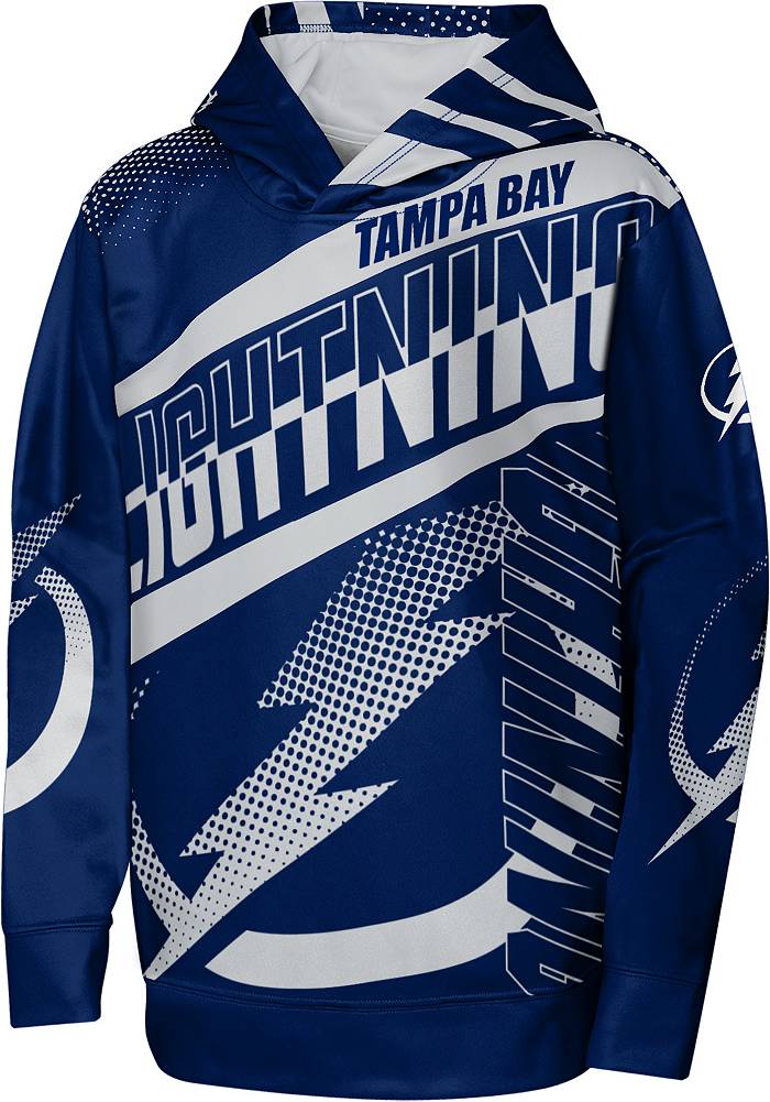 Women's Tampa Bay Lightning adidas Blue Team Pullover Hoodie