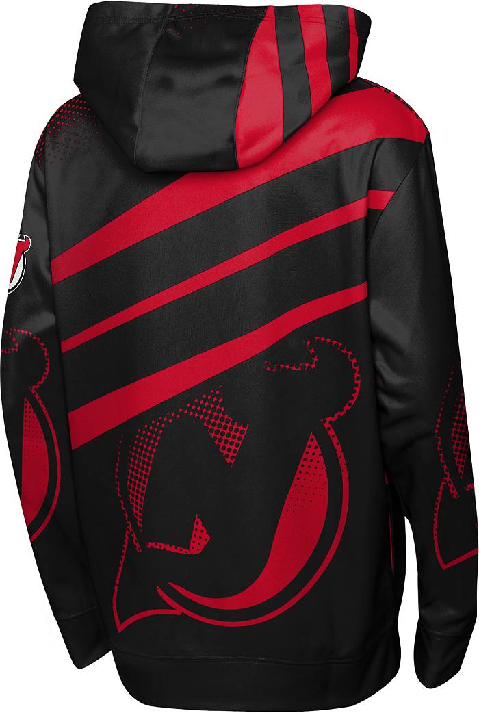 Outerstuff NHL Youth New Jersey Devils Prime Alternate Red Pullover Hoodie, Boys', Medium
