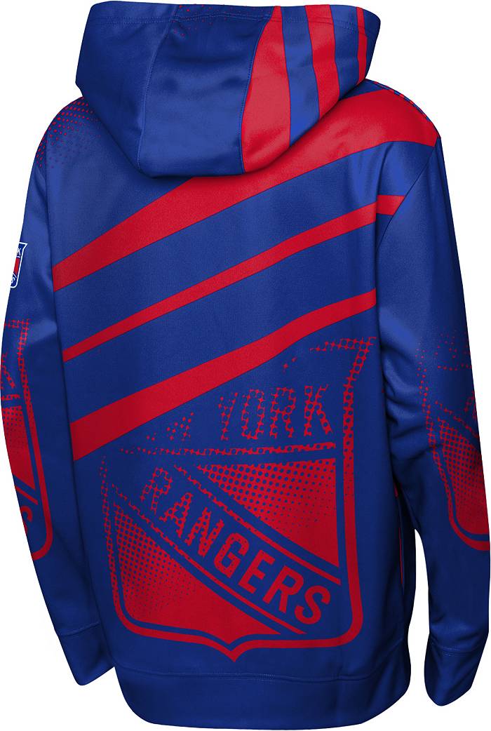 Relaxed New York Rangers Graphic Hockey Jersey Hoodie