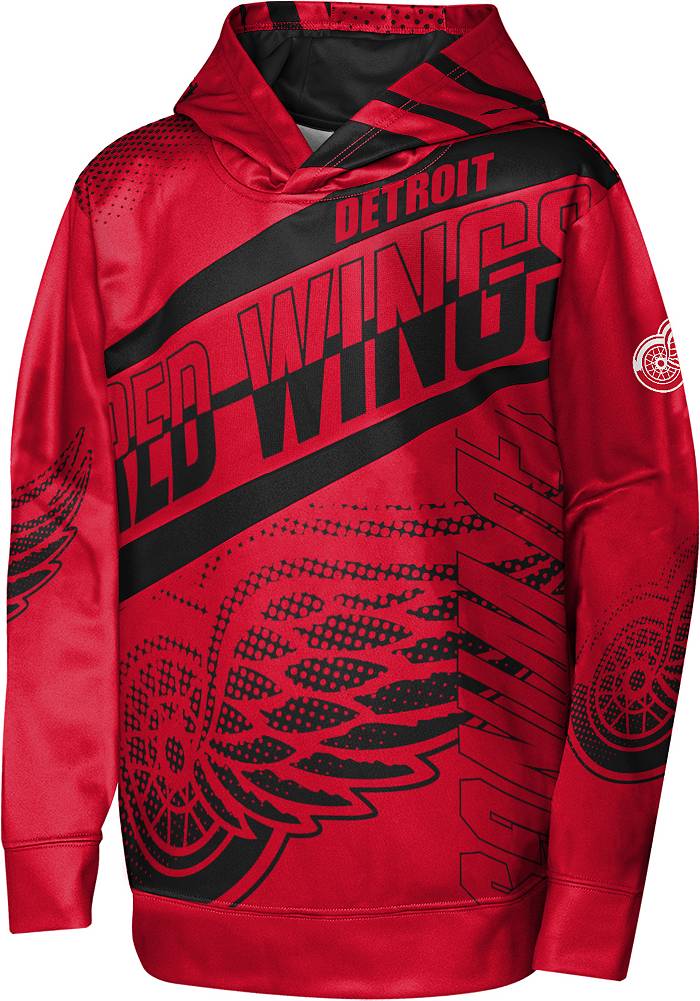 Steve Yzerman Detroit Red Wings NHL Jersey Hoodie L Sweatshirt NEW
