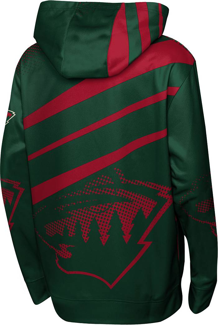 Minnesota Wild Adidas Warm Up Camo Green Jersey